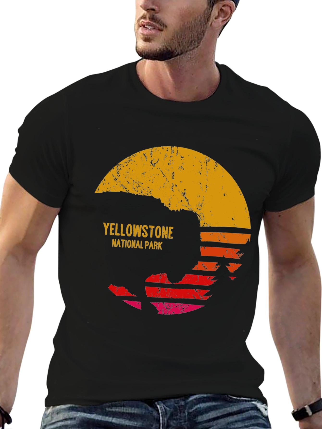 Yellowstone National Park Sunset T-Shirt