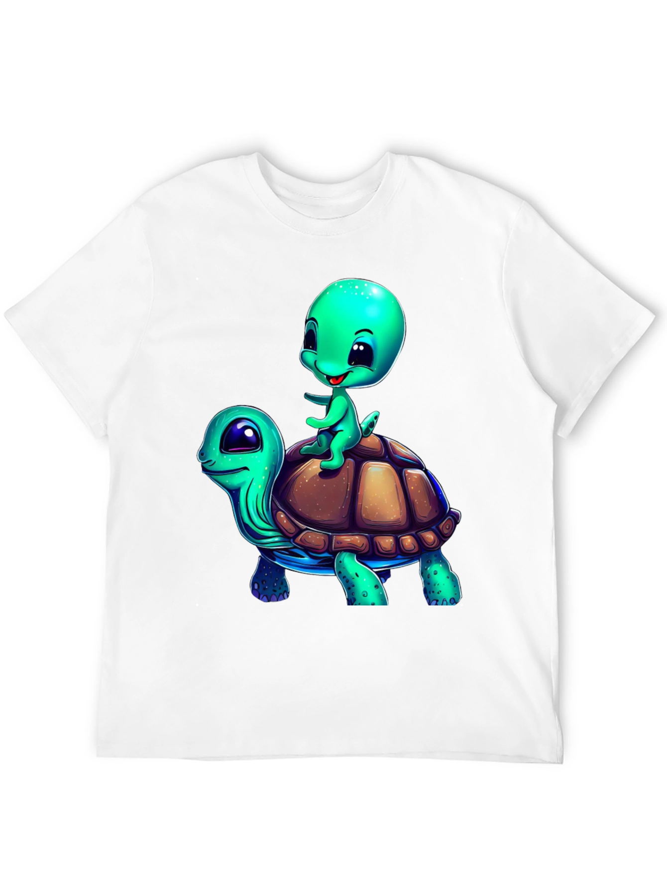 Cartoon Turtle Ride T-Shirt