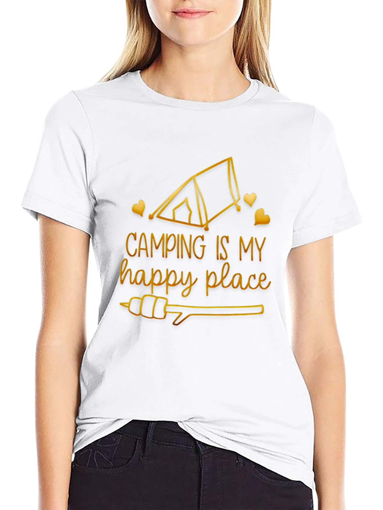 Camping is My Happy Place Graphic Tee