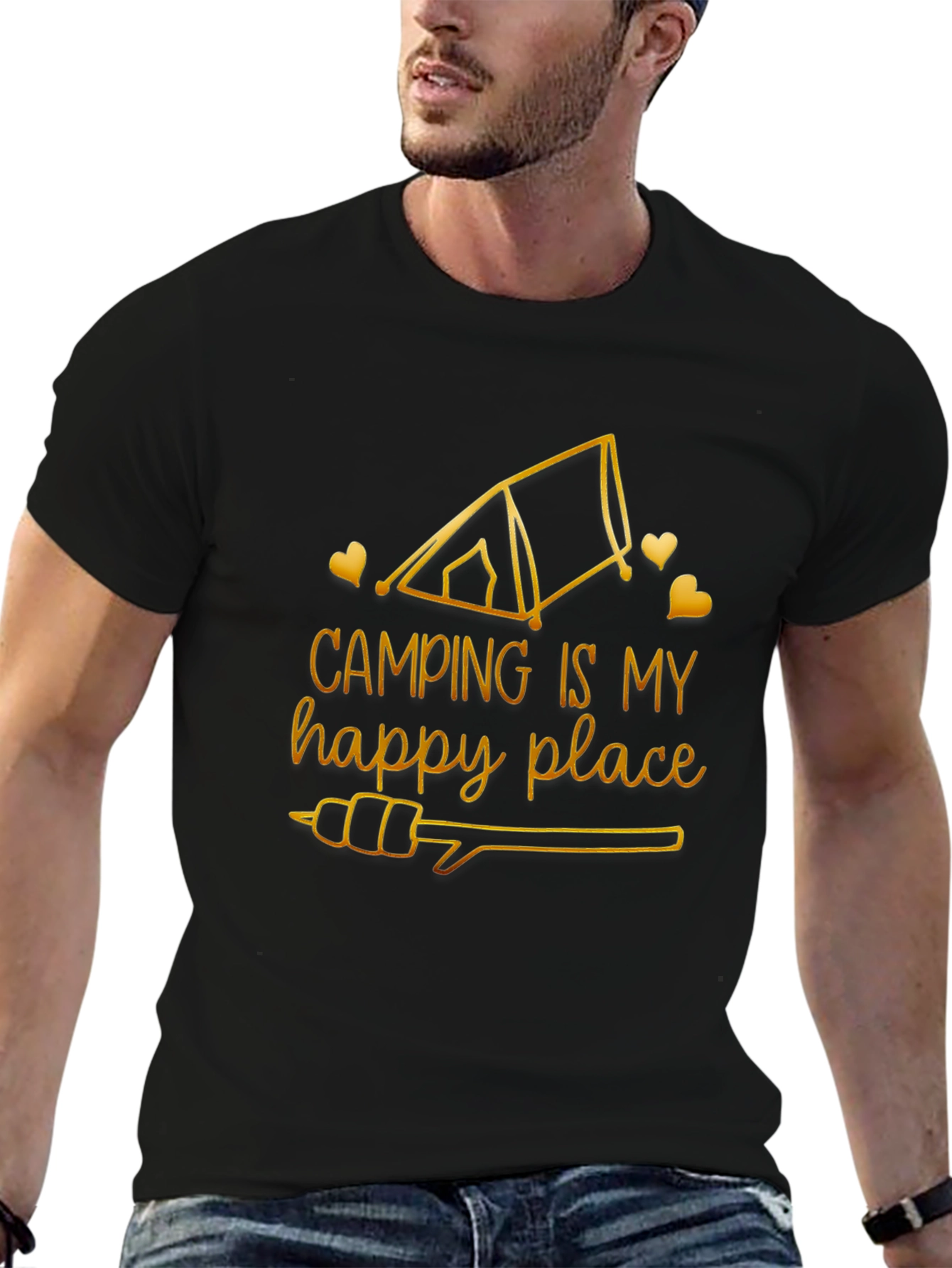 Camping is My Happy Place Graphic Tee