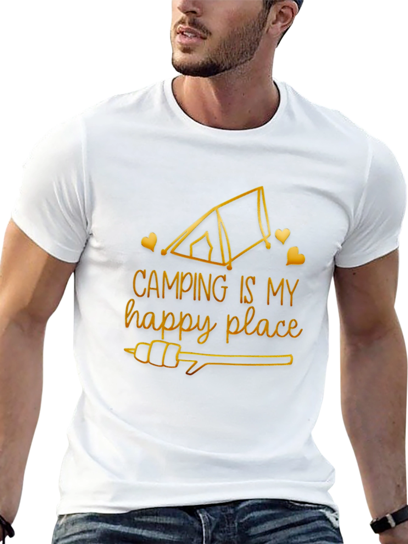 Camping is My Happy Place Graphic Tee