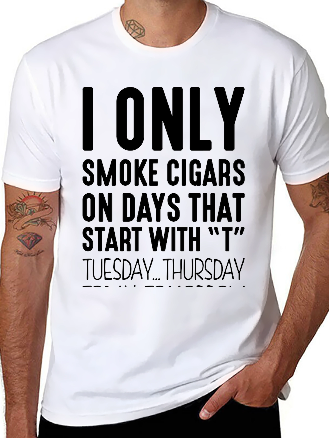 I Only Smoke Cigars T-Shirt