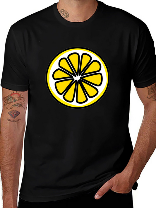Lemon Slice Graphic Tee - Fresh & Fun Casual Wear