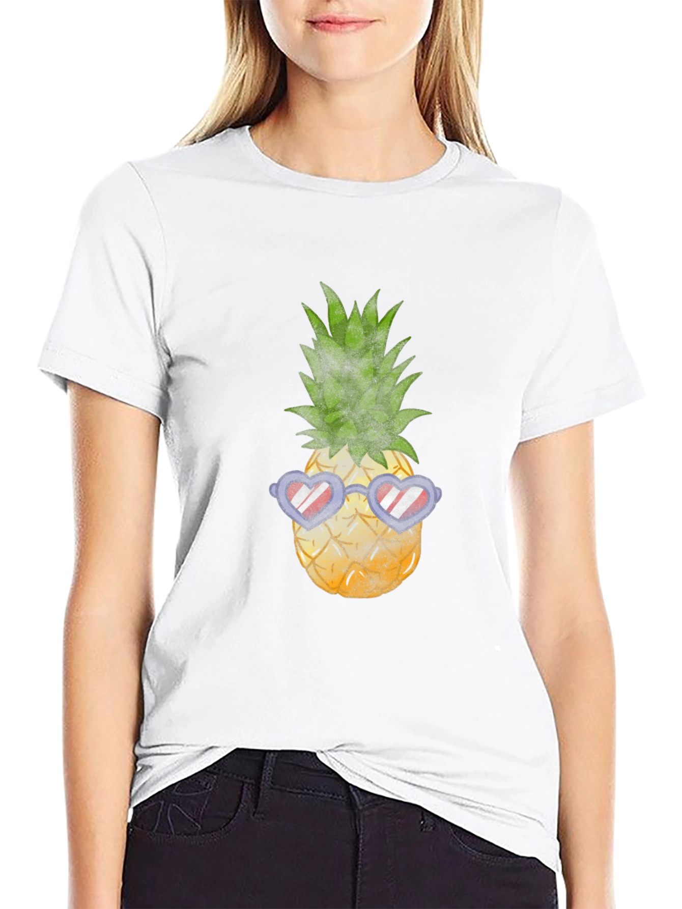 Cool Pineapple Graphic T-Shirt