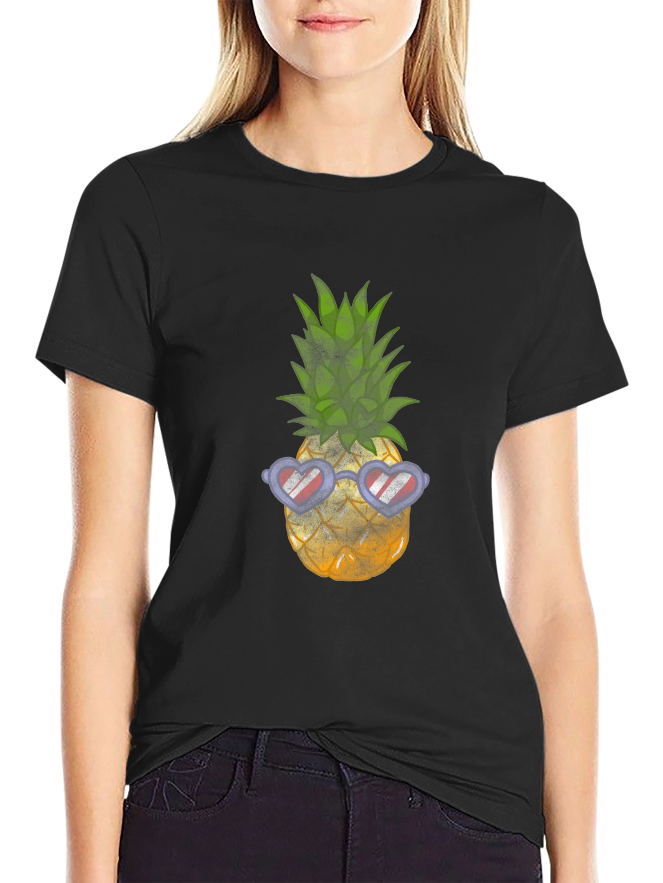 Cool Pineapple Graphic T-Shirt