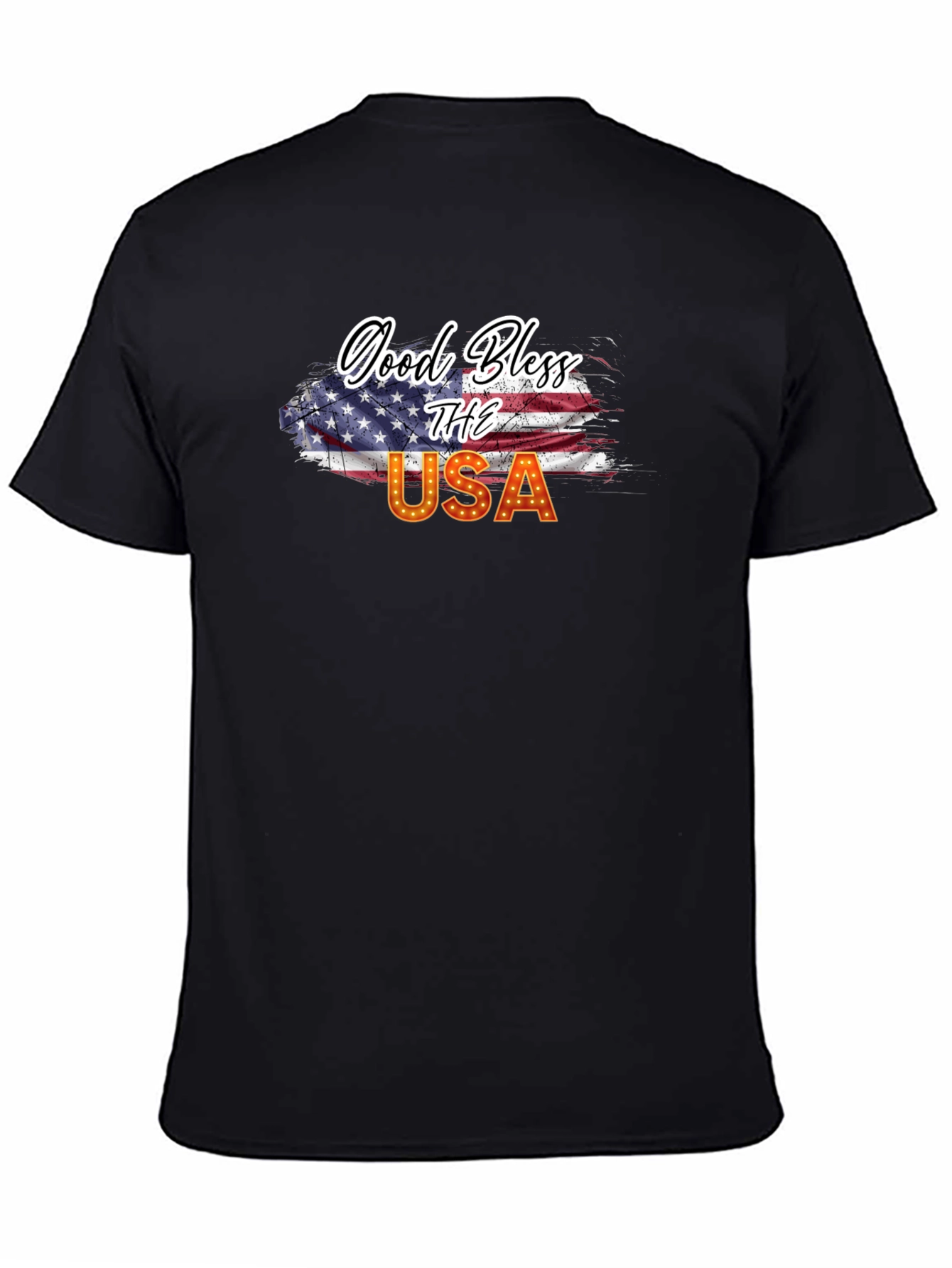 Good Bless USA American Flag T-Shirt