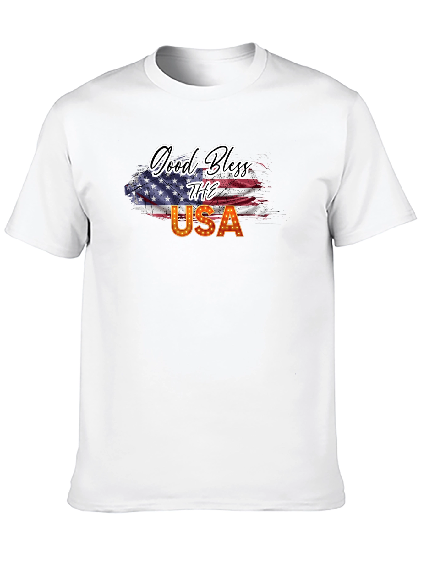 Good Bless USA American Flag T-Shirt
