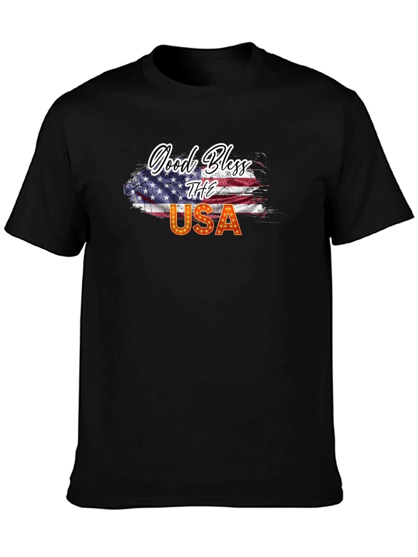 Good Bless USA American Flag T-Shirt