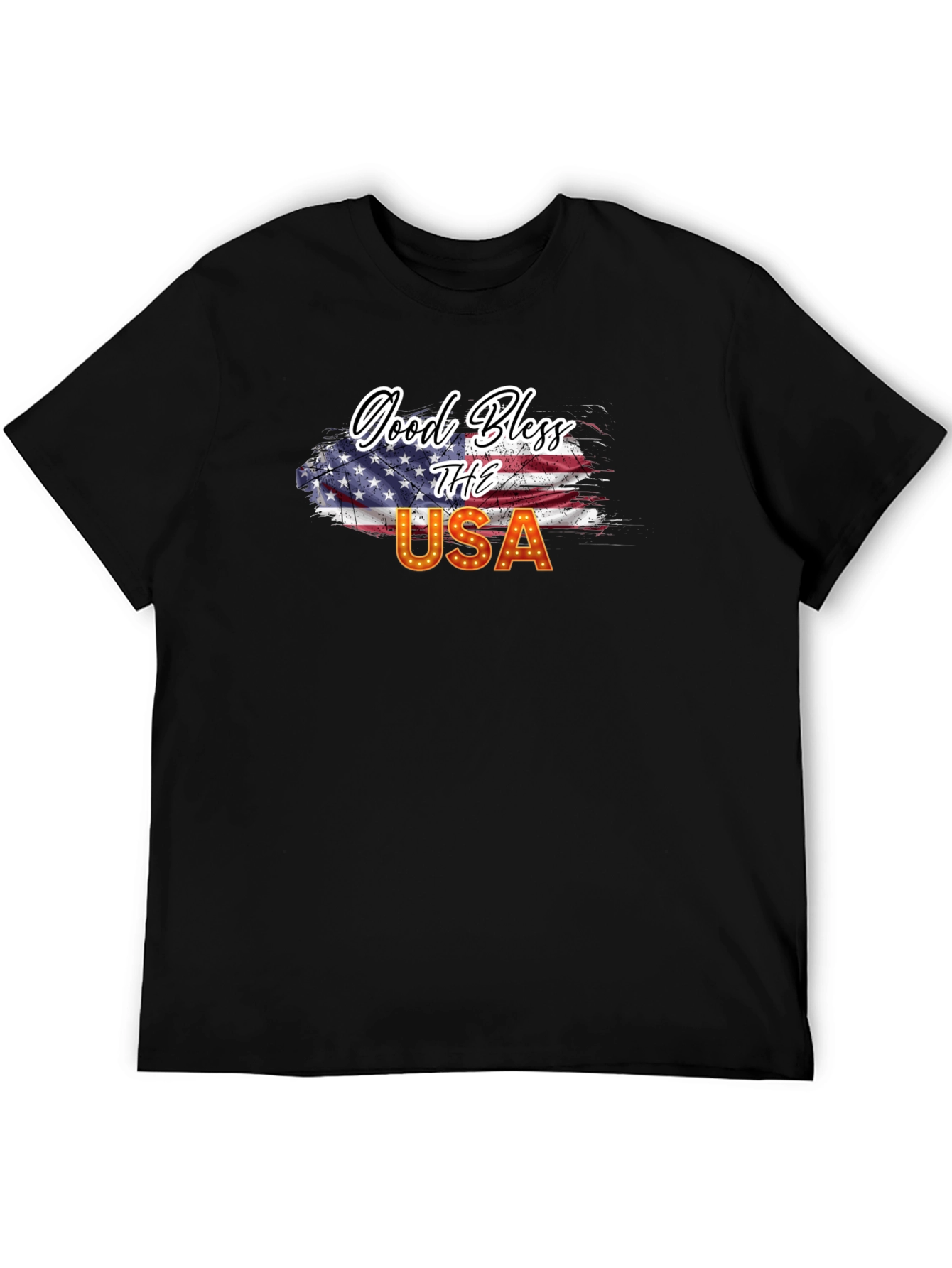 Good Bless USA American Flag T-Shirt