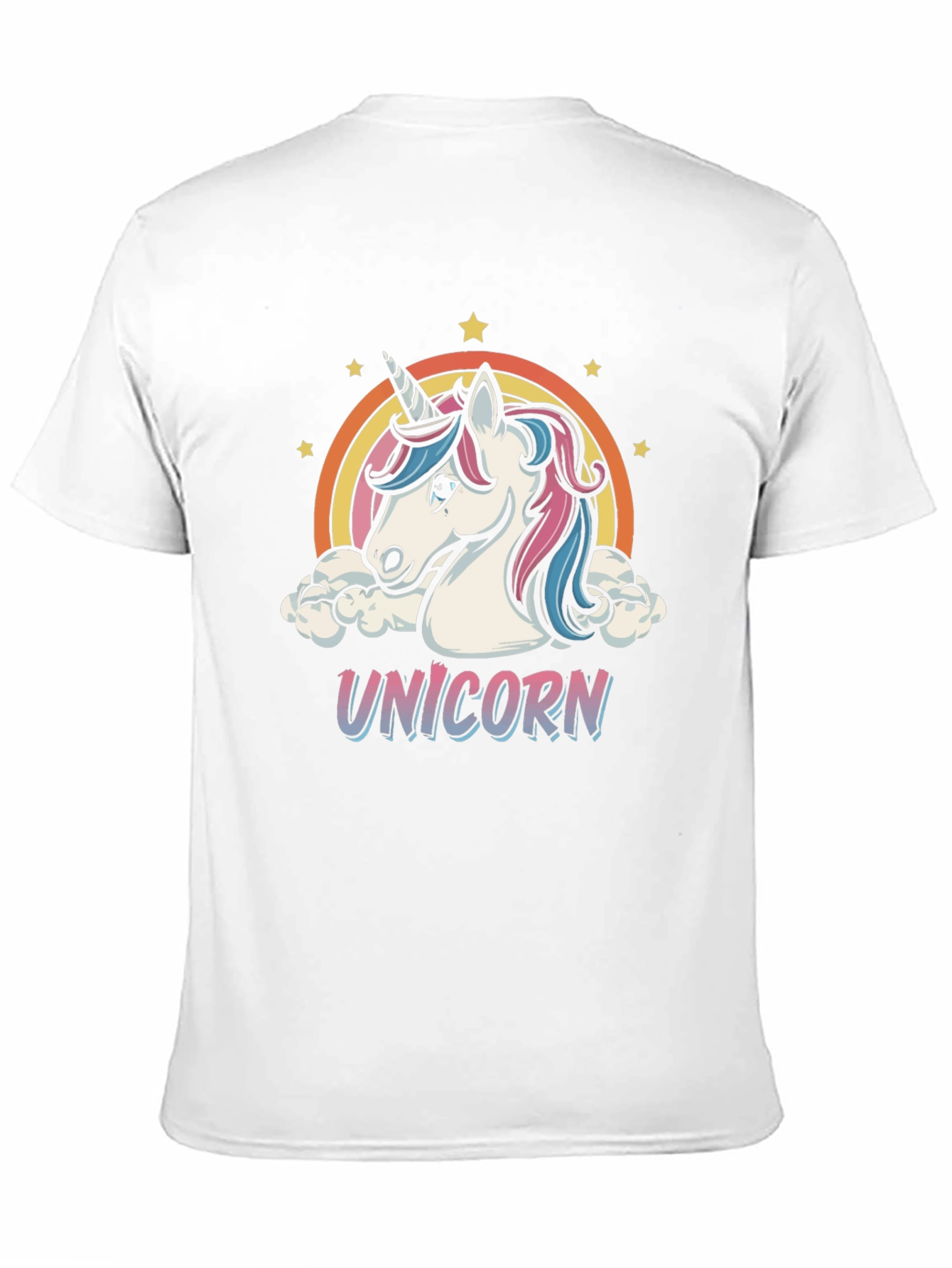 Unicorn Graphic T-Shirt - Rainbow Design
