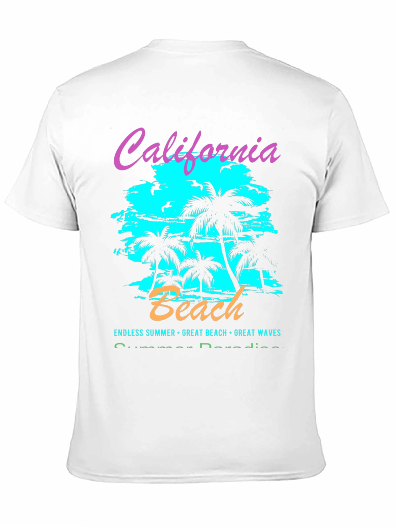 California Beach Graphic T-Shirt - Summer Vibes