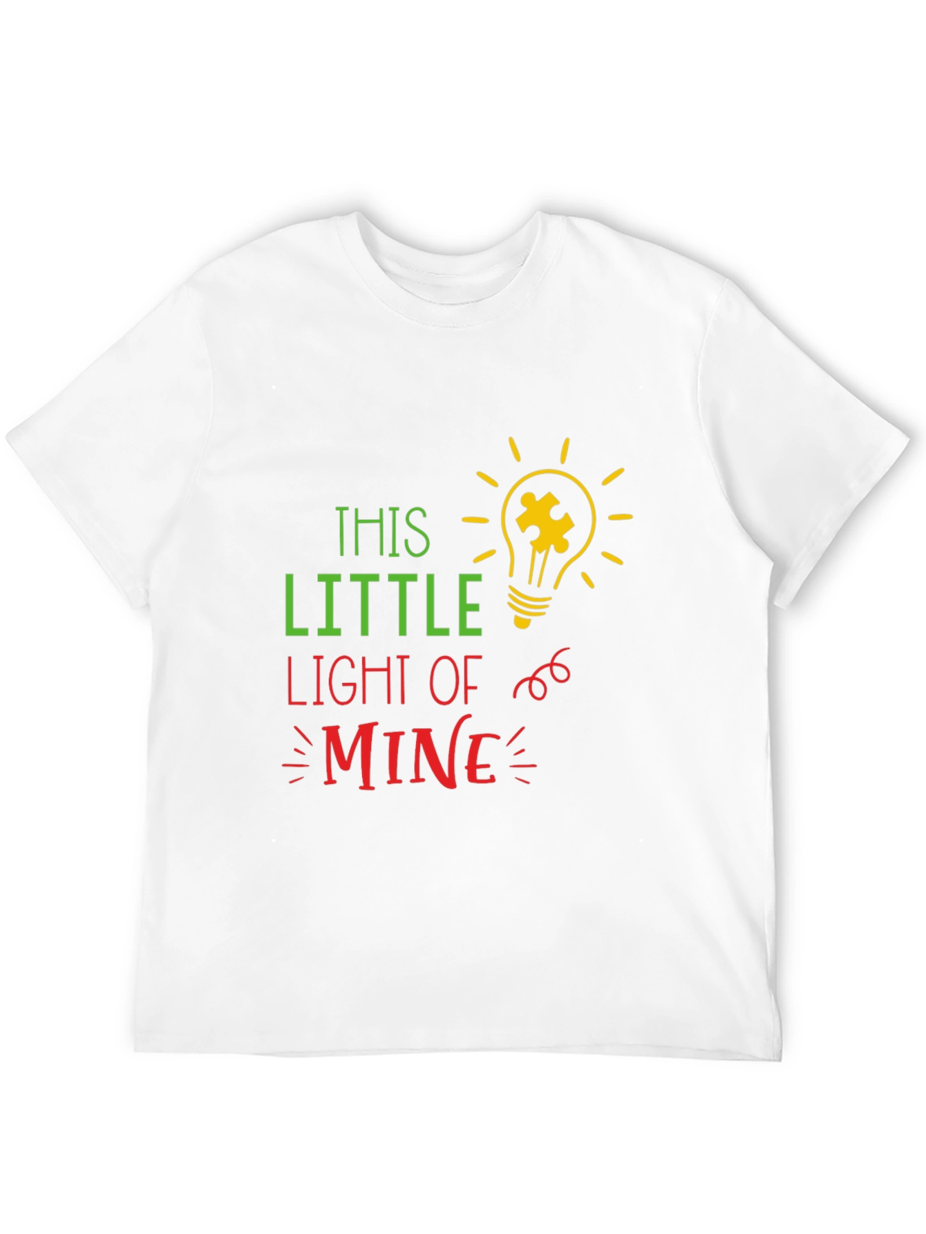Autism Awareness T-Shirt This Little Light of Mine