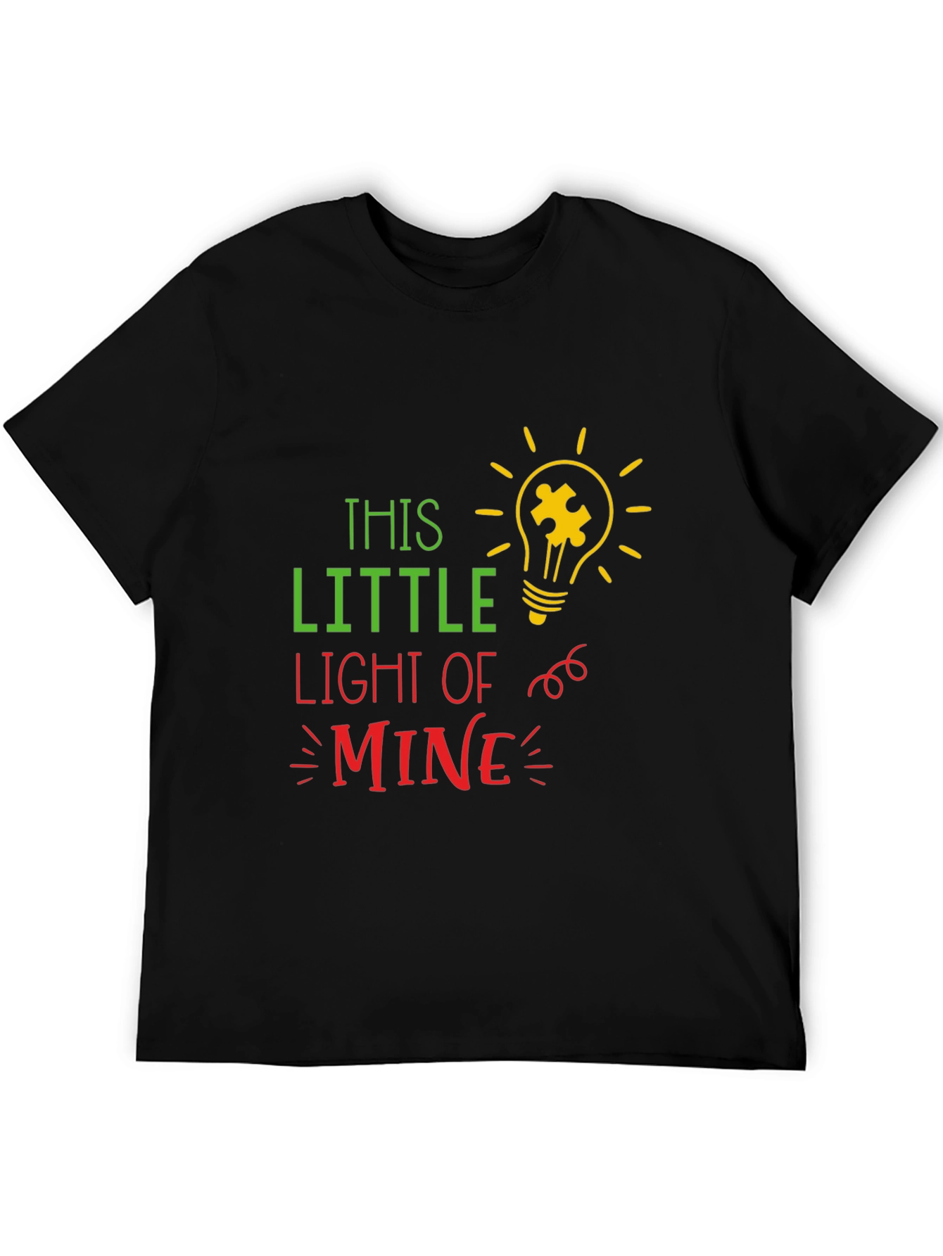 Autism Awareness T-Shirt This Little Light of Mine