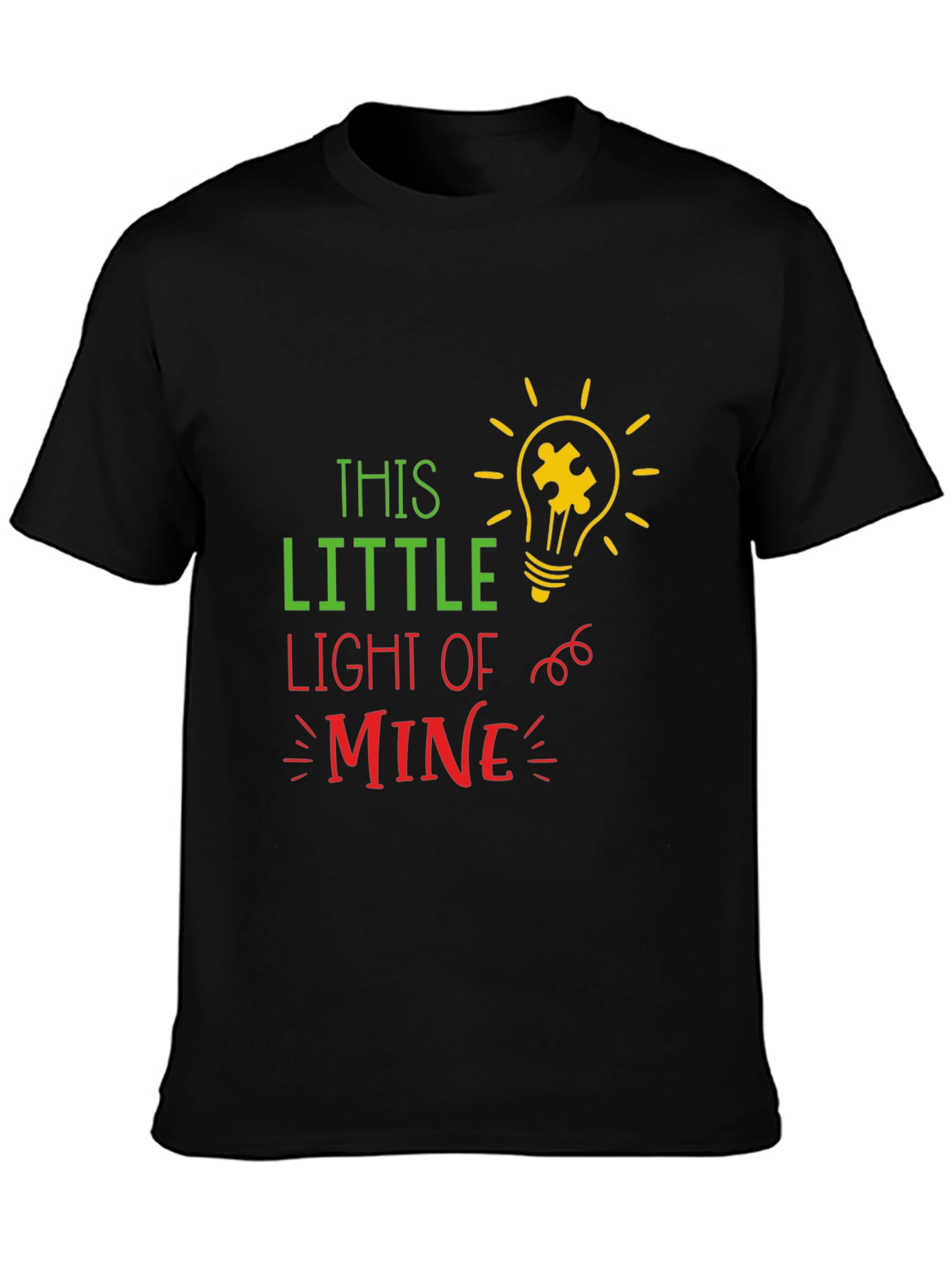 Autism Awareness T-Shirt This Little Light of Mine