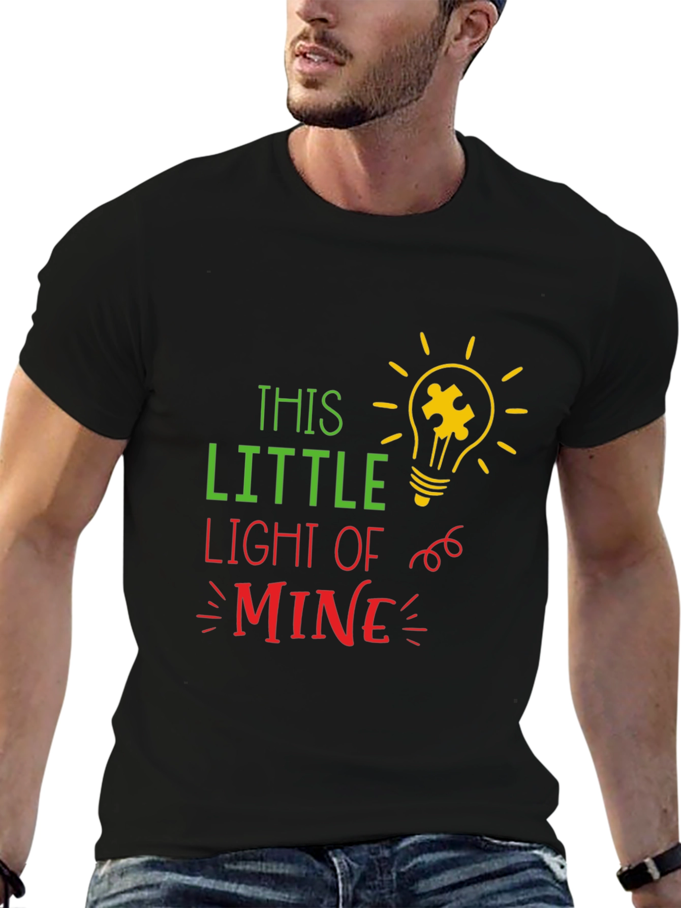 Autism Awareness T-Shirt This Little Light of Mine