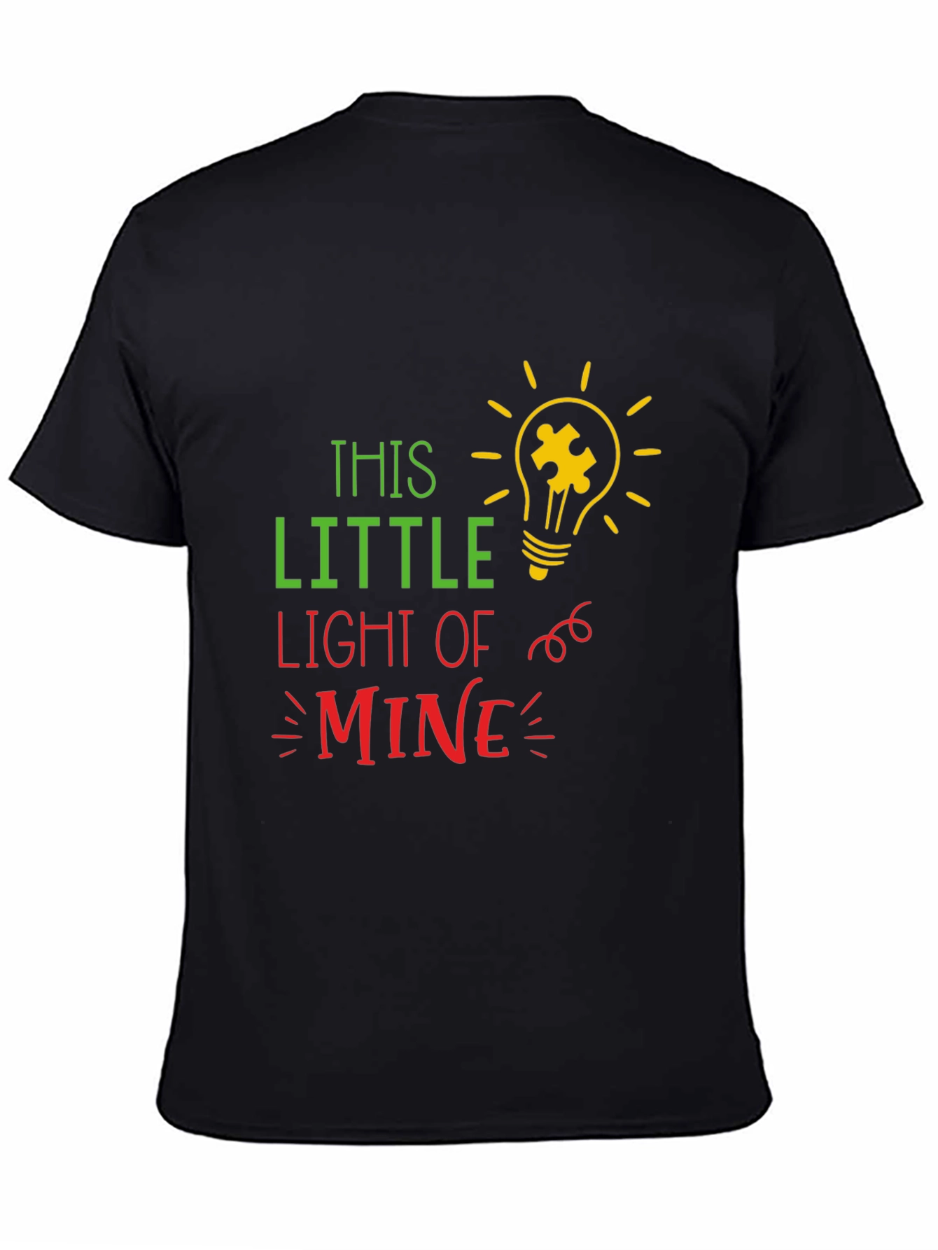 Autism Awareness T-Shirt This Little Light of Mine