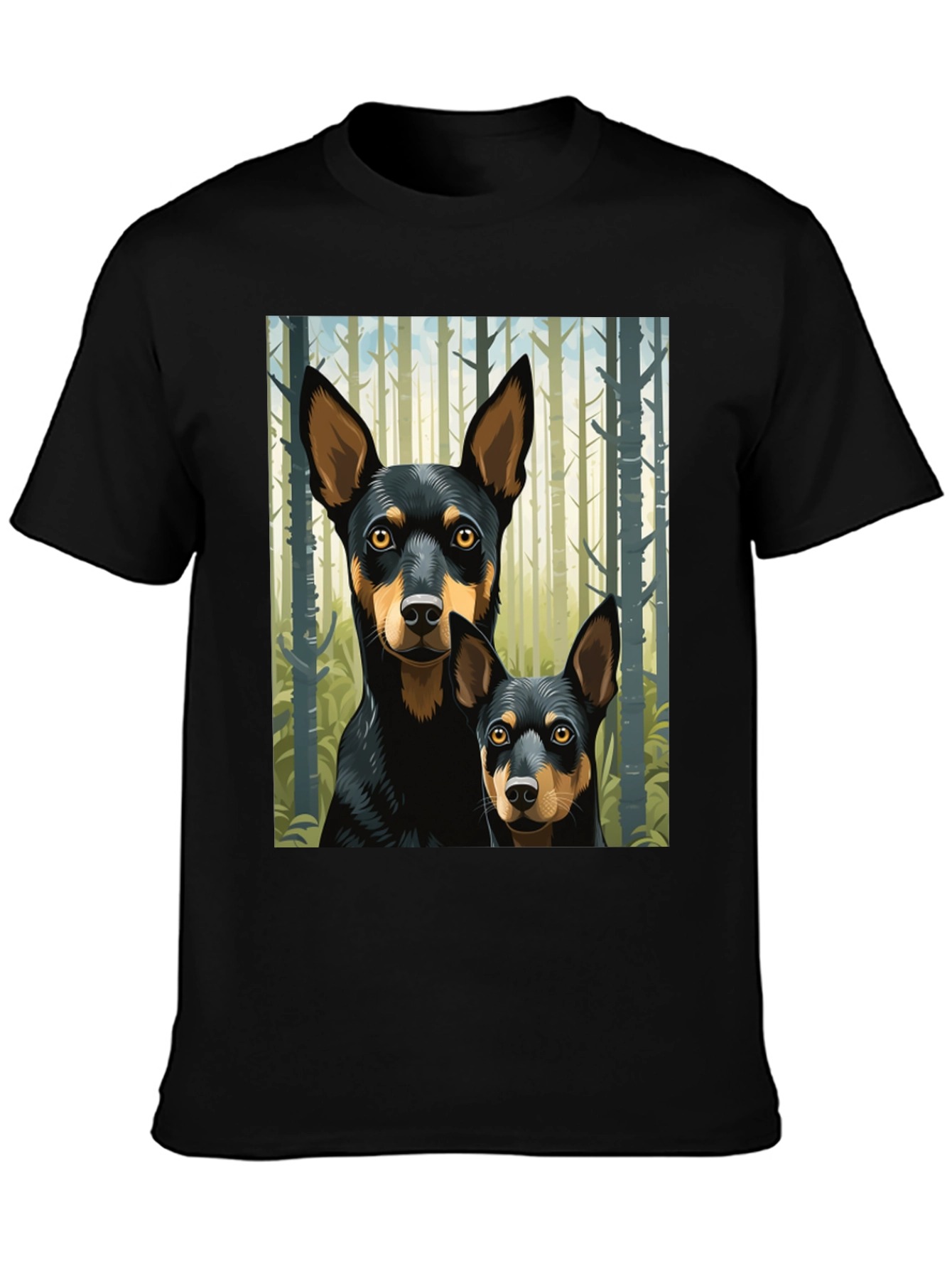 Dog Lovers Forest Pup Graphic Tee