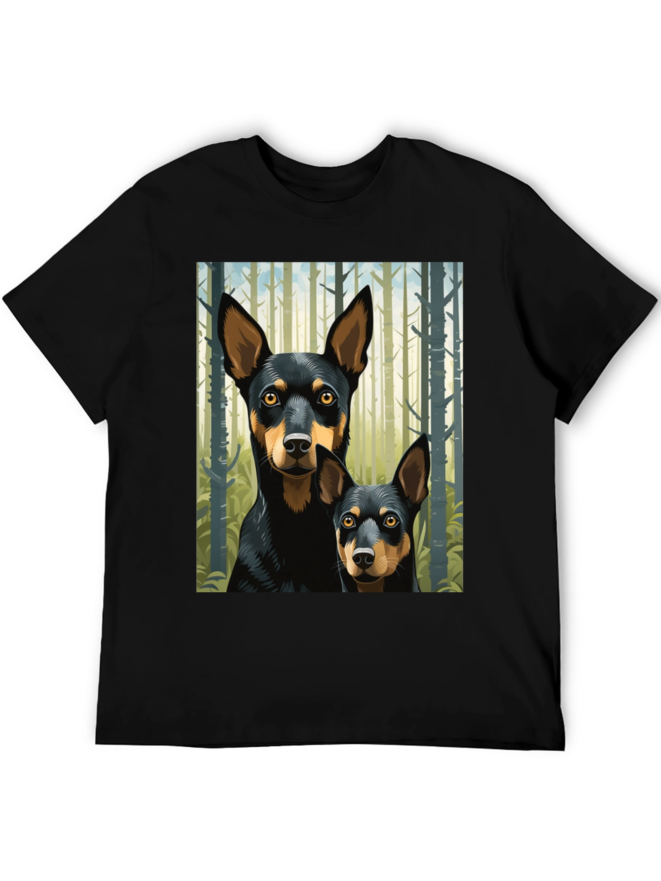 Dog Lovers Forest Pup Graphic Tee