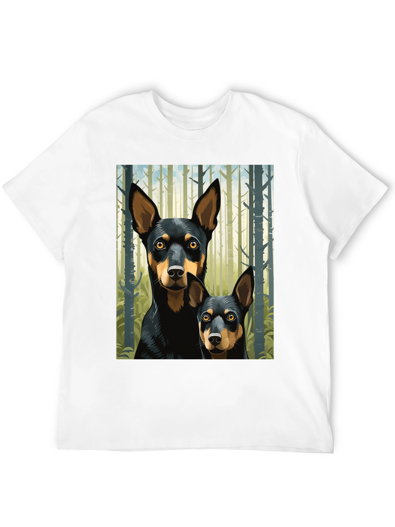 Dog Lovers Forest Pup Graphic Tee