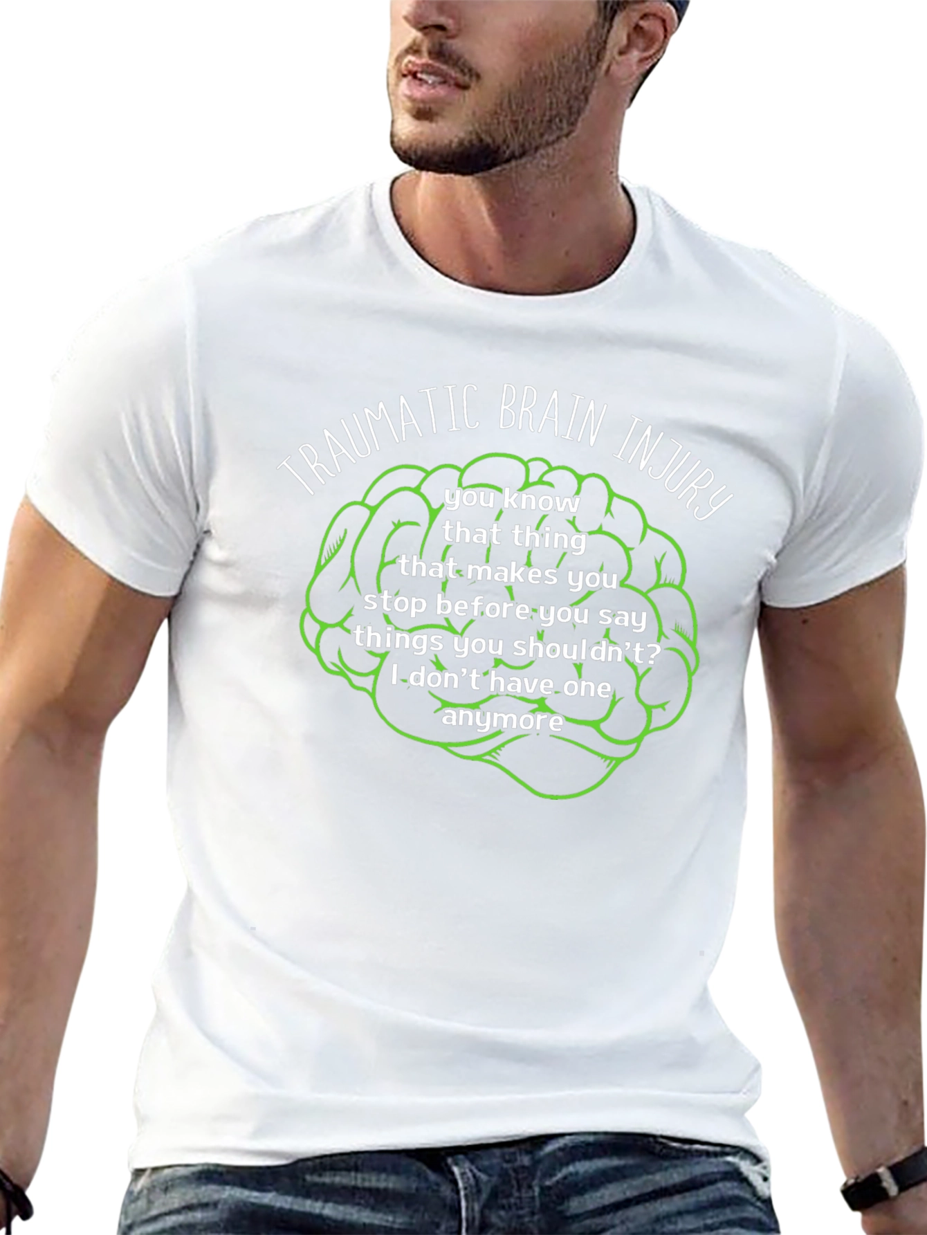 Traumatic Brain Injury Humor Tee
