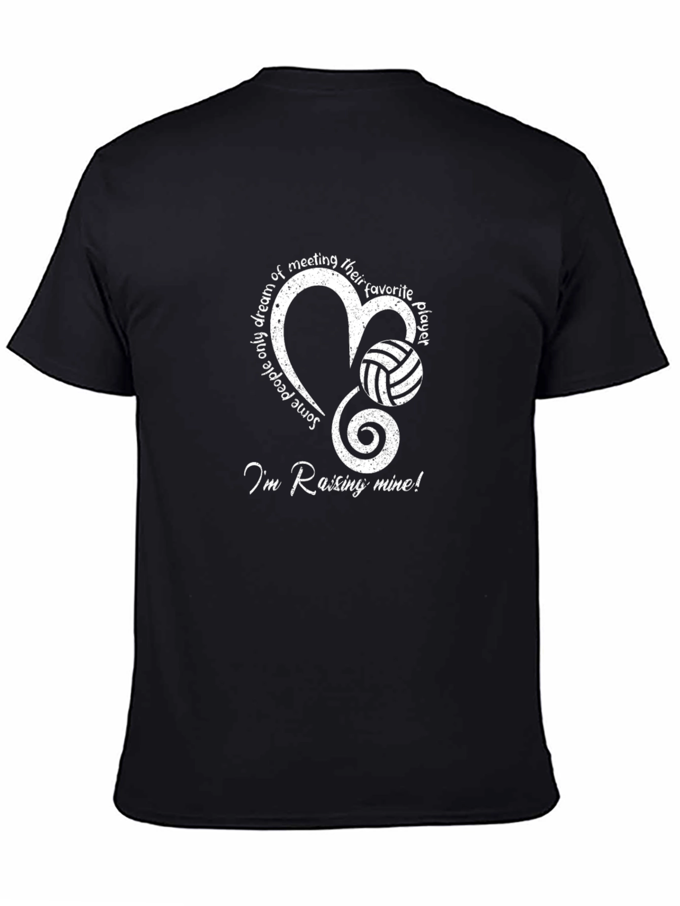 Volleyball Mom Graphic Tee - Raising My Player