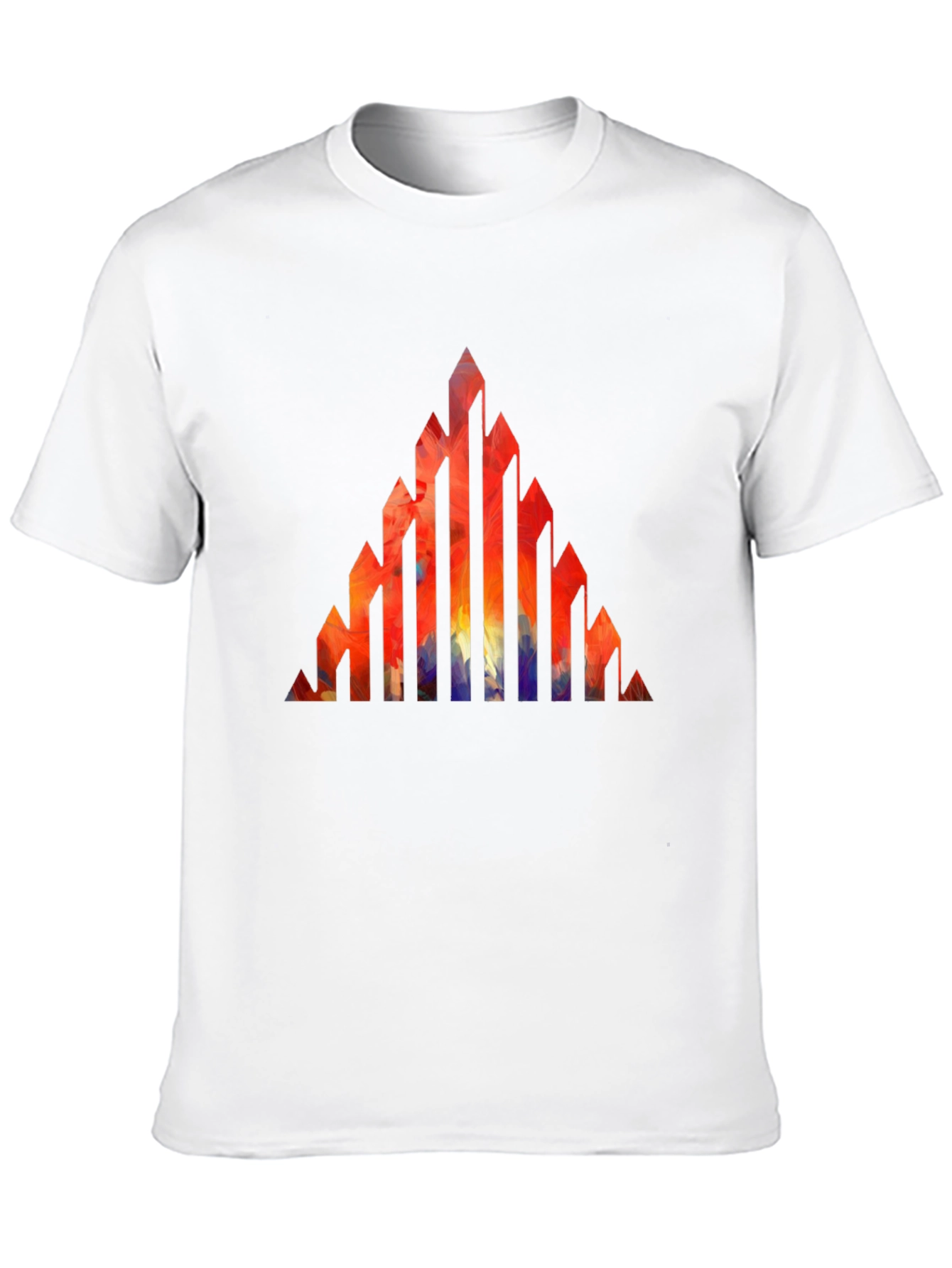 Abstract Geometric Peak T-Shirt