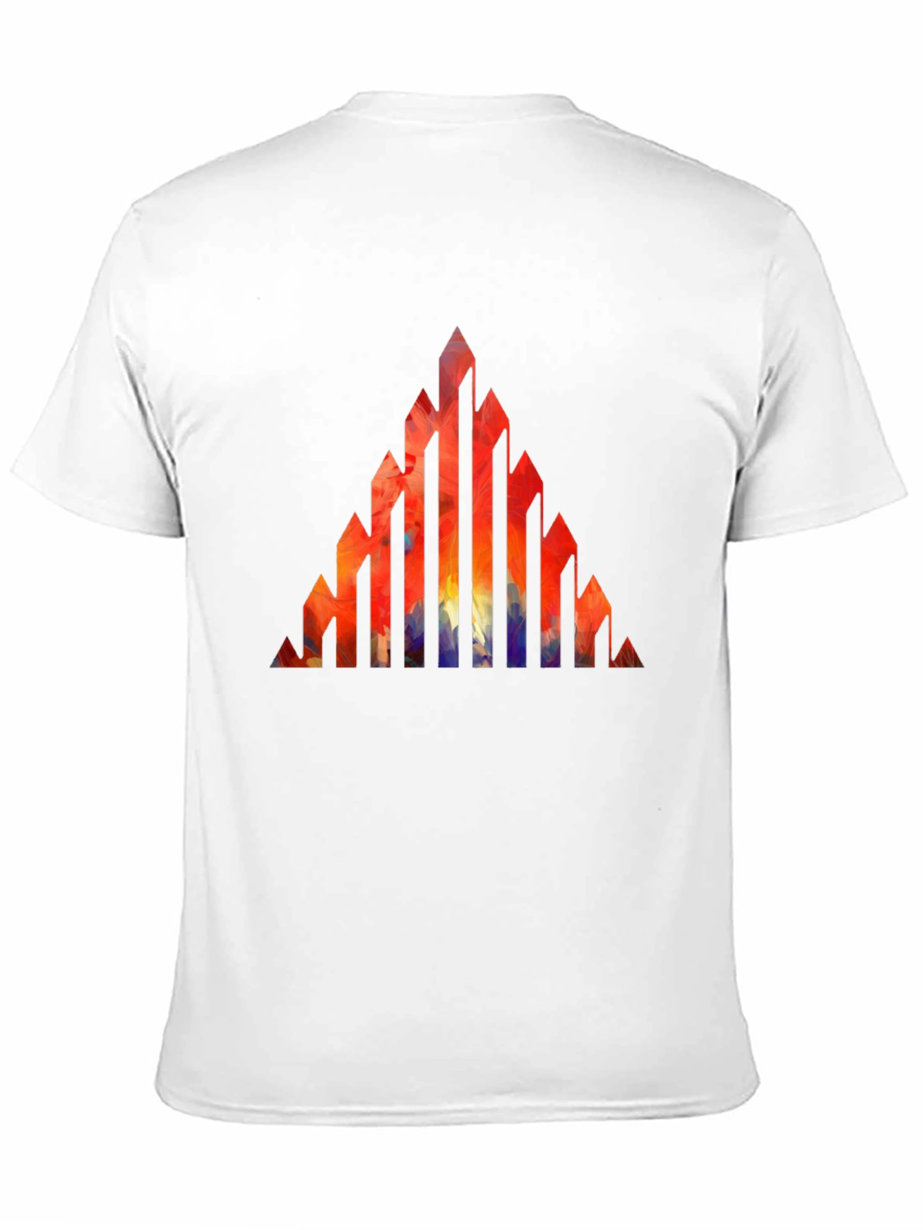 Abstract Geometric Peak T-Shirt