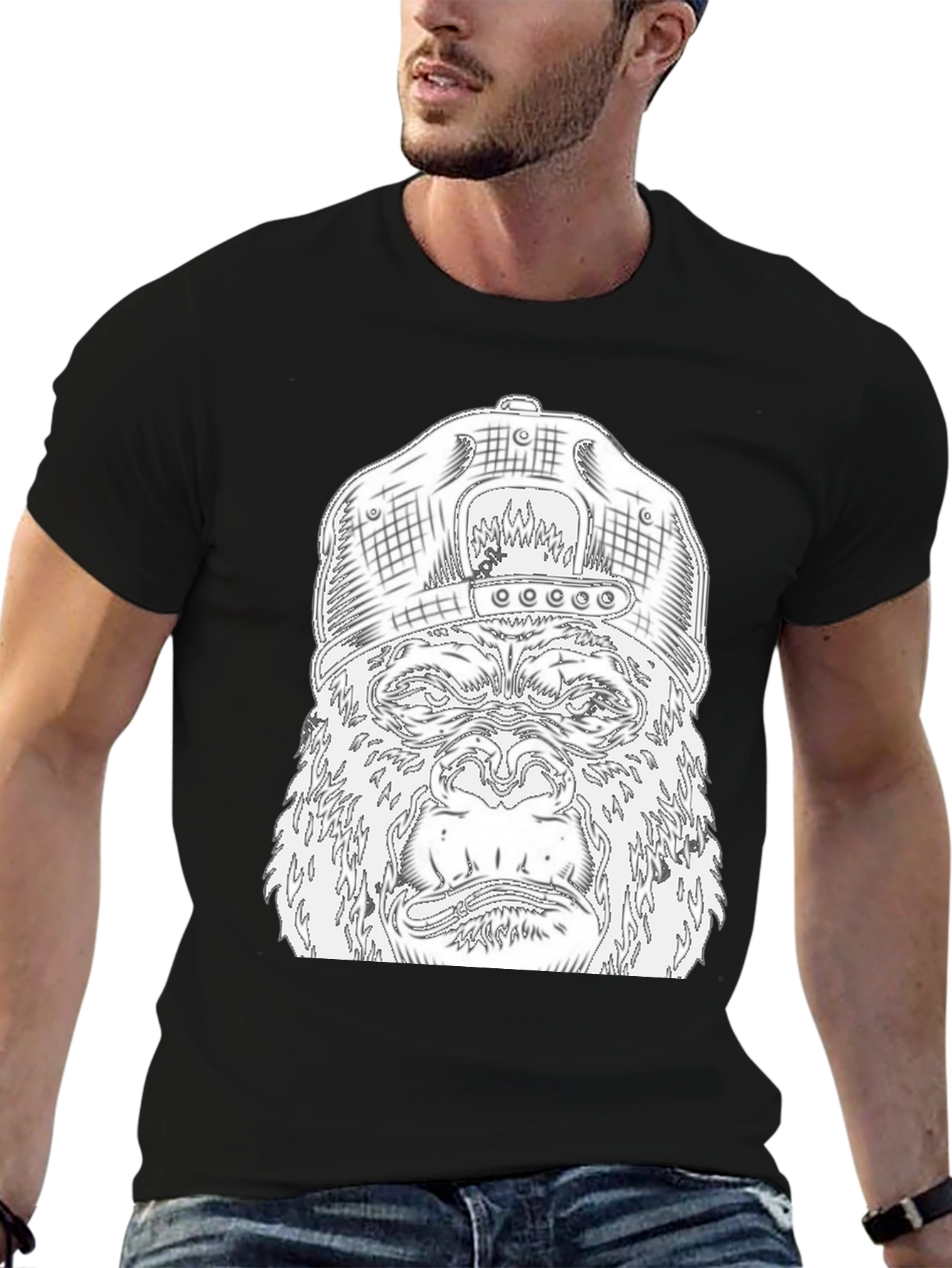 Graphic Gorilla T-Shirt - Cool Streetwear Style