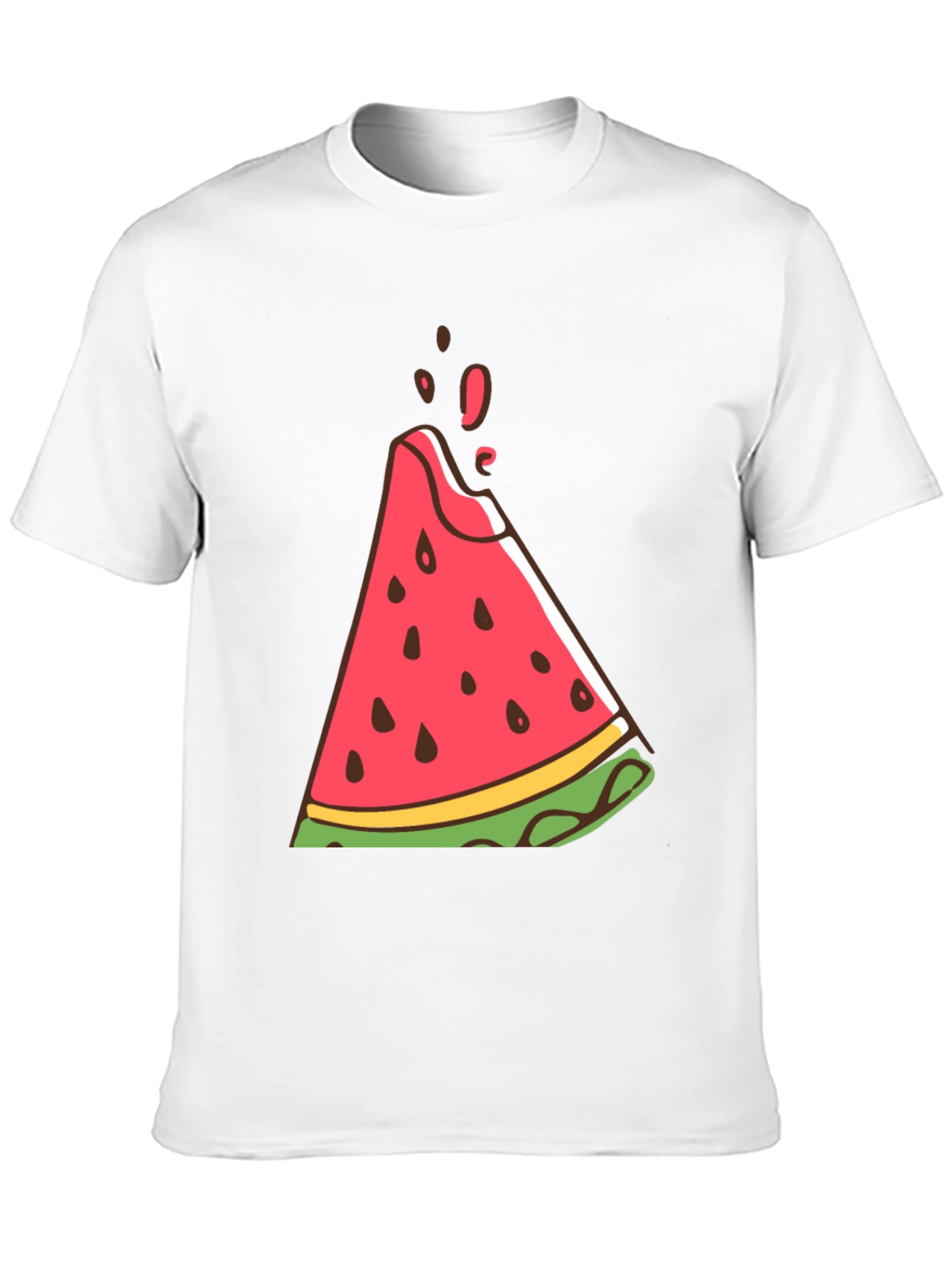 Whimsical Watermelon Graphic Tee - Soft & Stylish