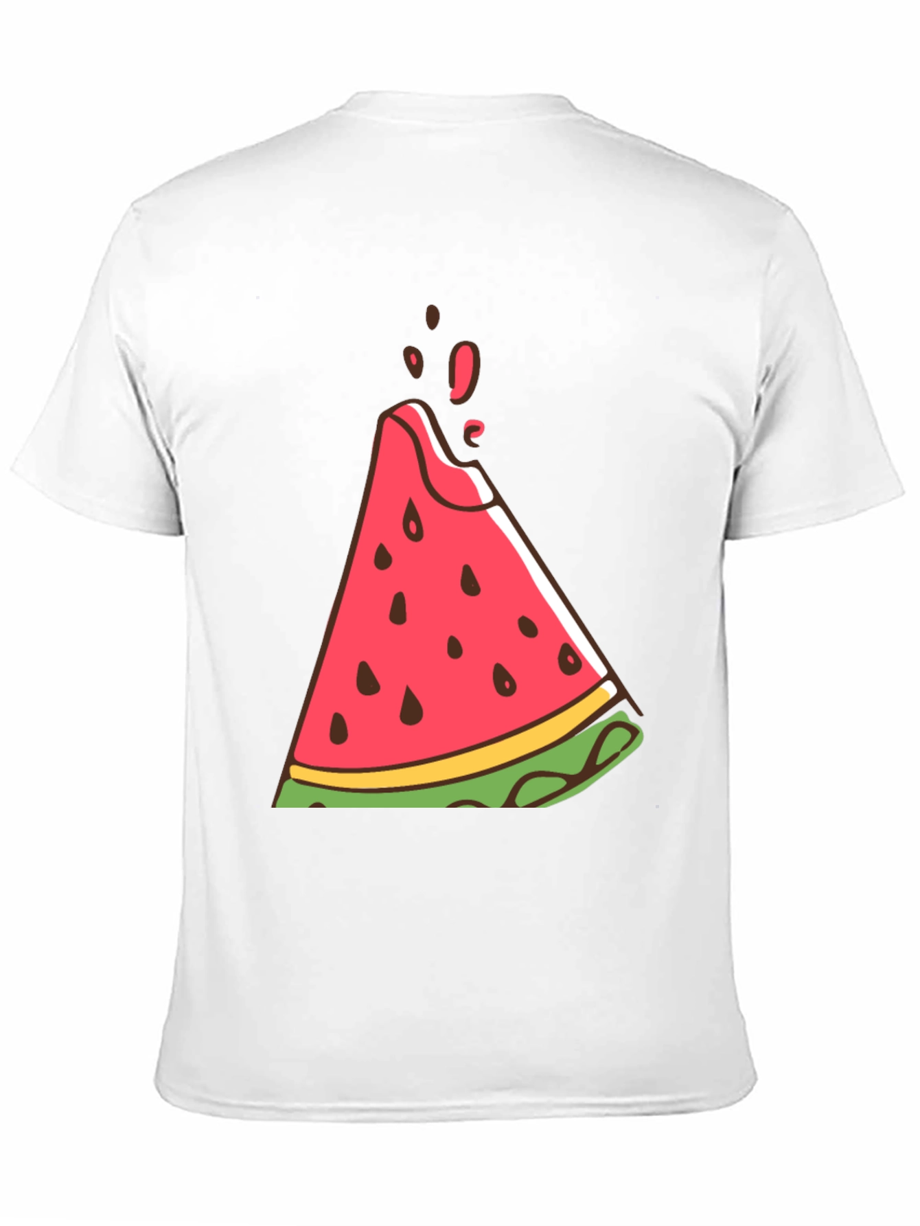 Whimsical Watermelon Graphic Tee - Soft & Stylish