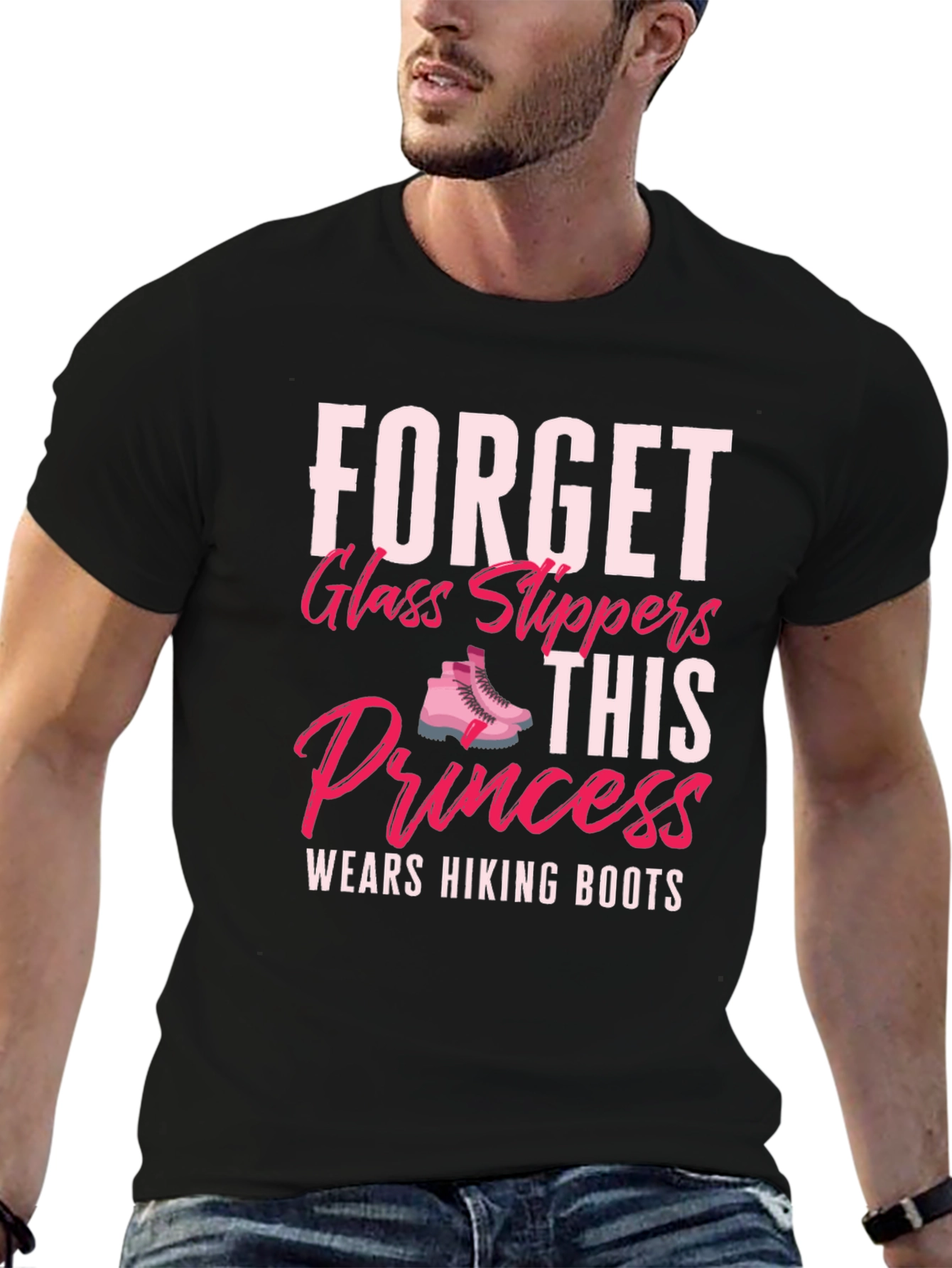 Hiking Princess T-Shirt - Forget Glass Slippers!