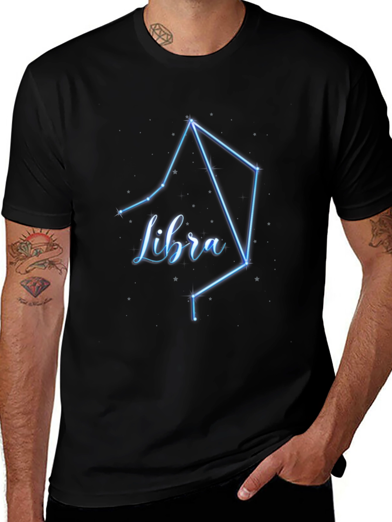Libra Zodiac Sign Constellation T-Shirt