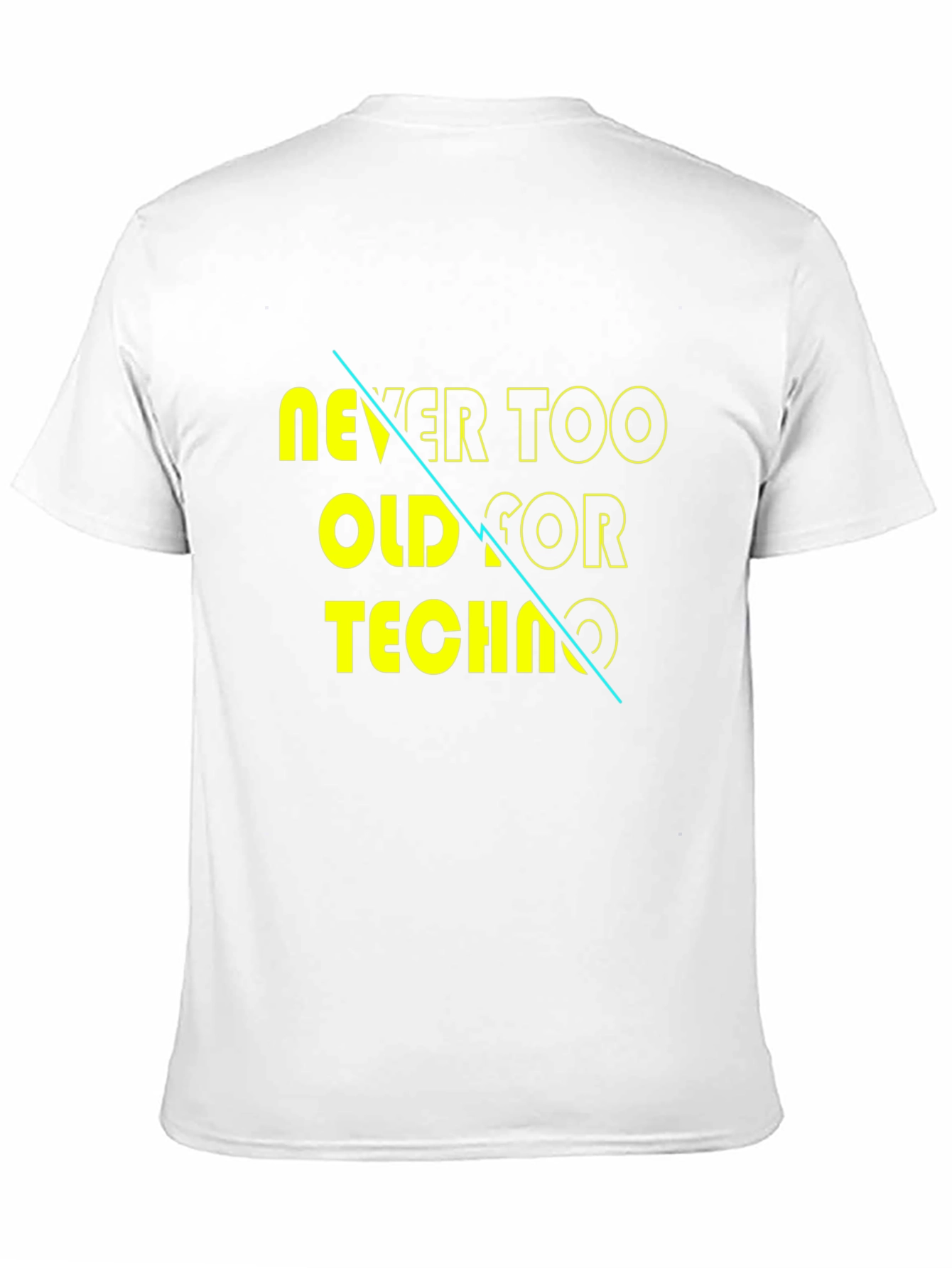 Never Too Old for Techno Graphic Tee