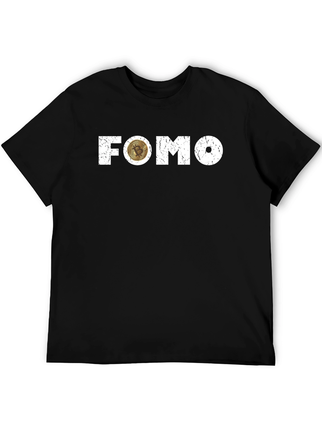 FOMO Bitcoin Crypto T-Shirt - Black