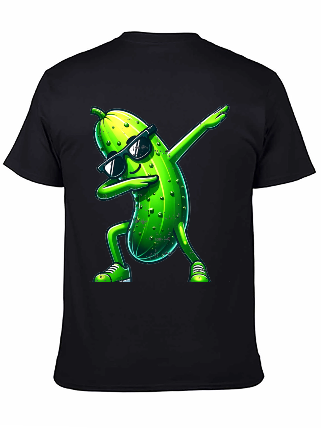 Dabbing Pickle Graphic Tee - Cool & Funny