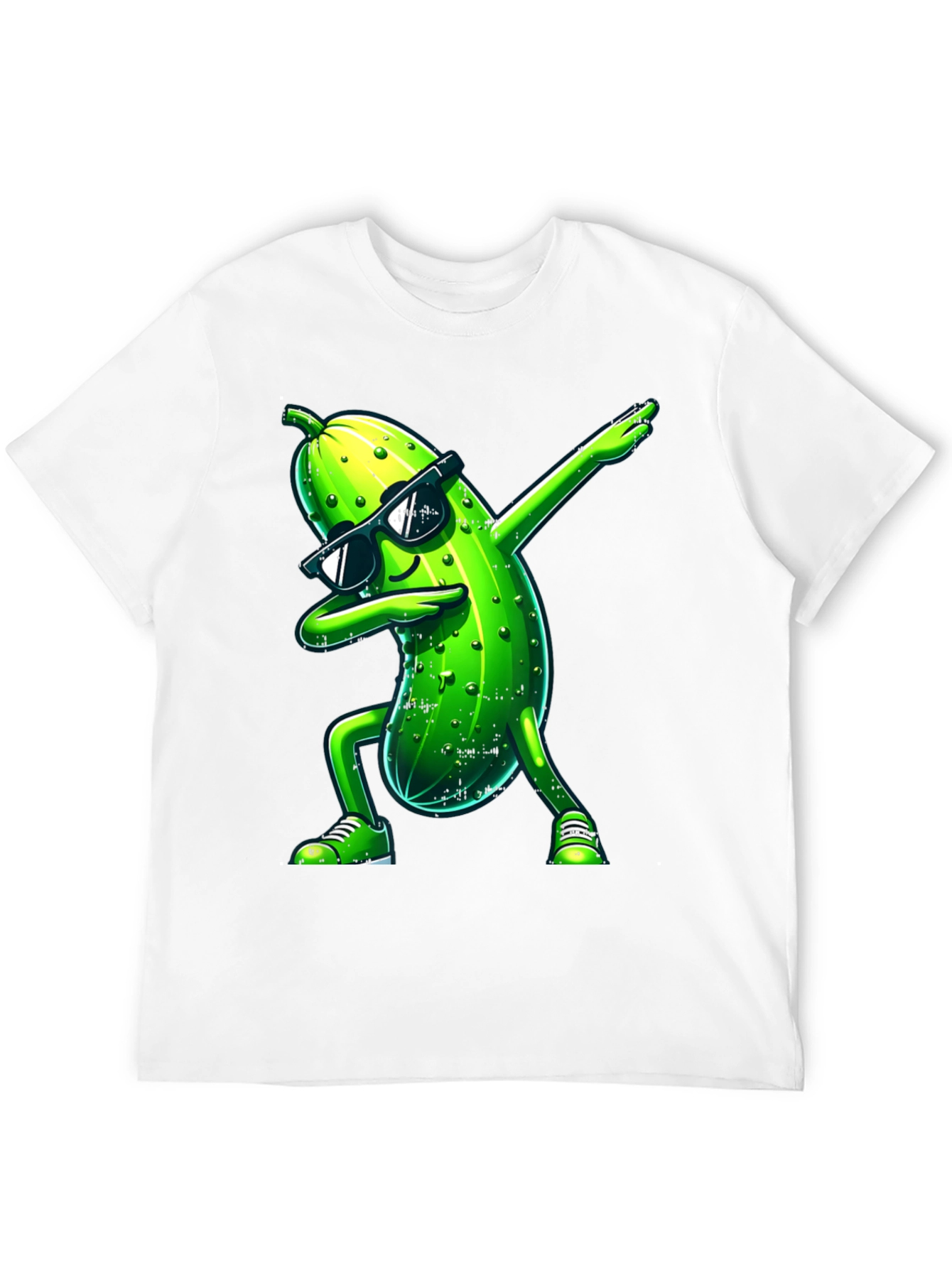 Dabbing Pickle Graphic Tee - Cool & Funny