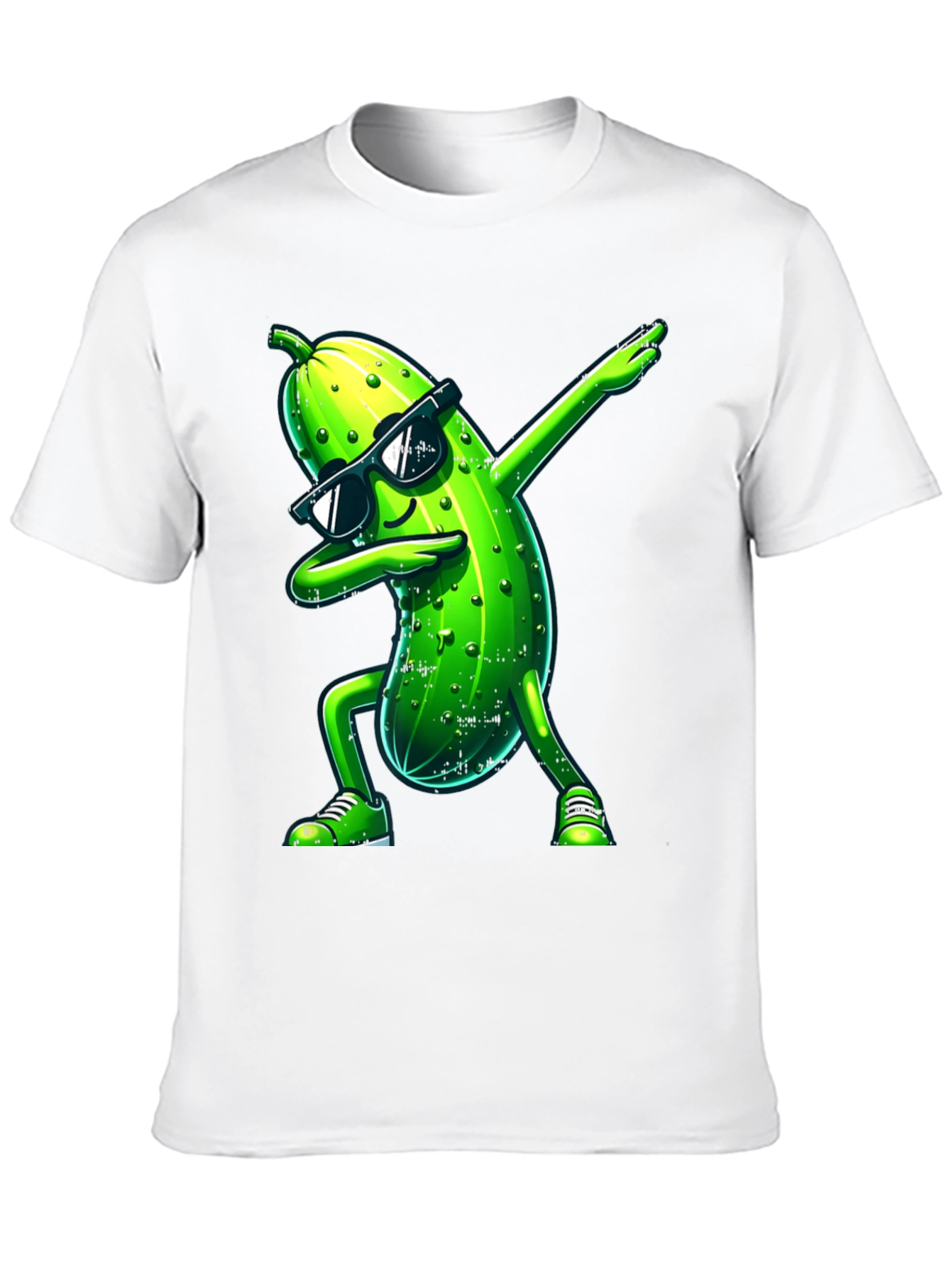 Dabbing Pickle Graphic Tee - Cool & Funny