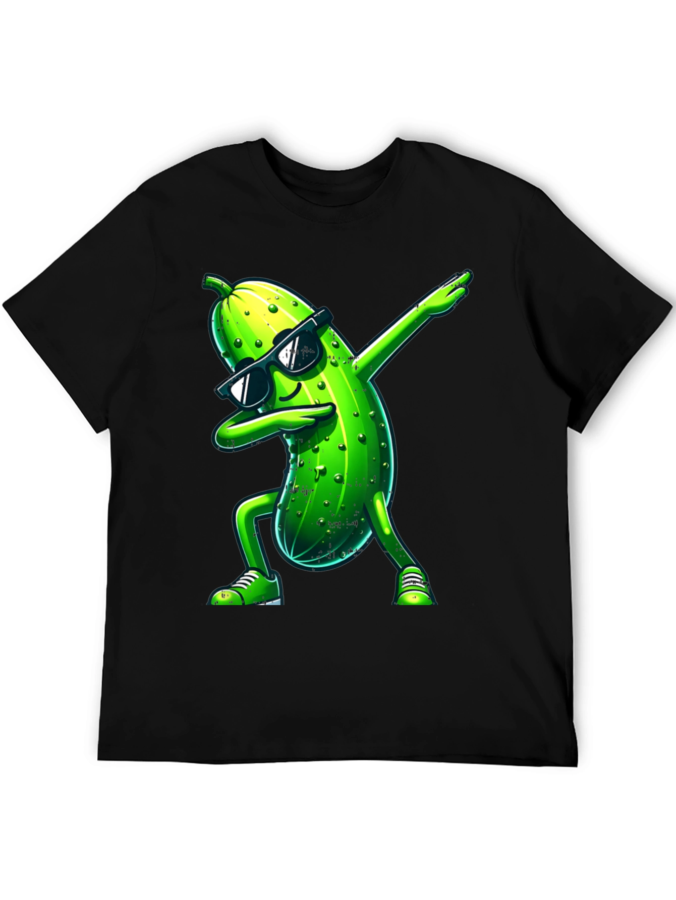 Dabbing Pickle Graphic Tee - Cool & Funny