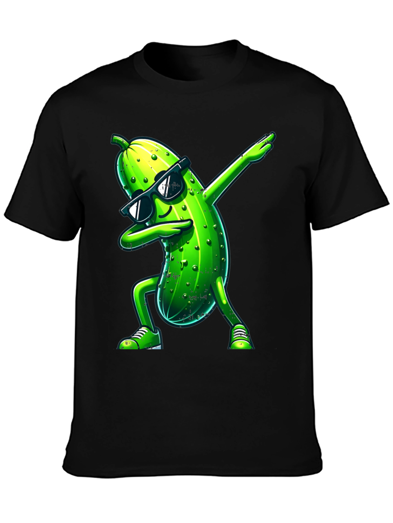 Dabbing Pickle Graphic Tee - Cool & Funny
