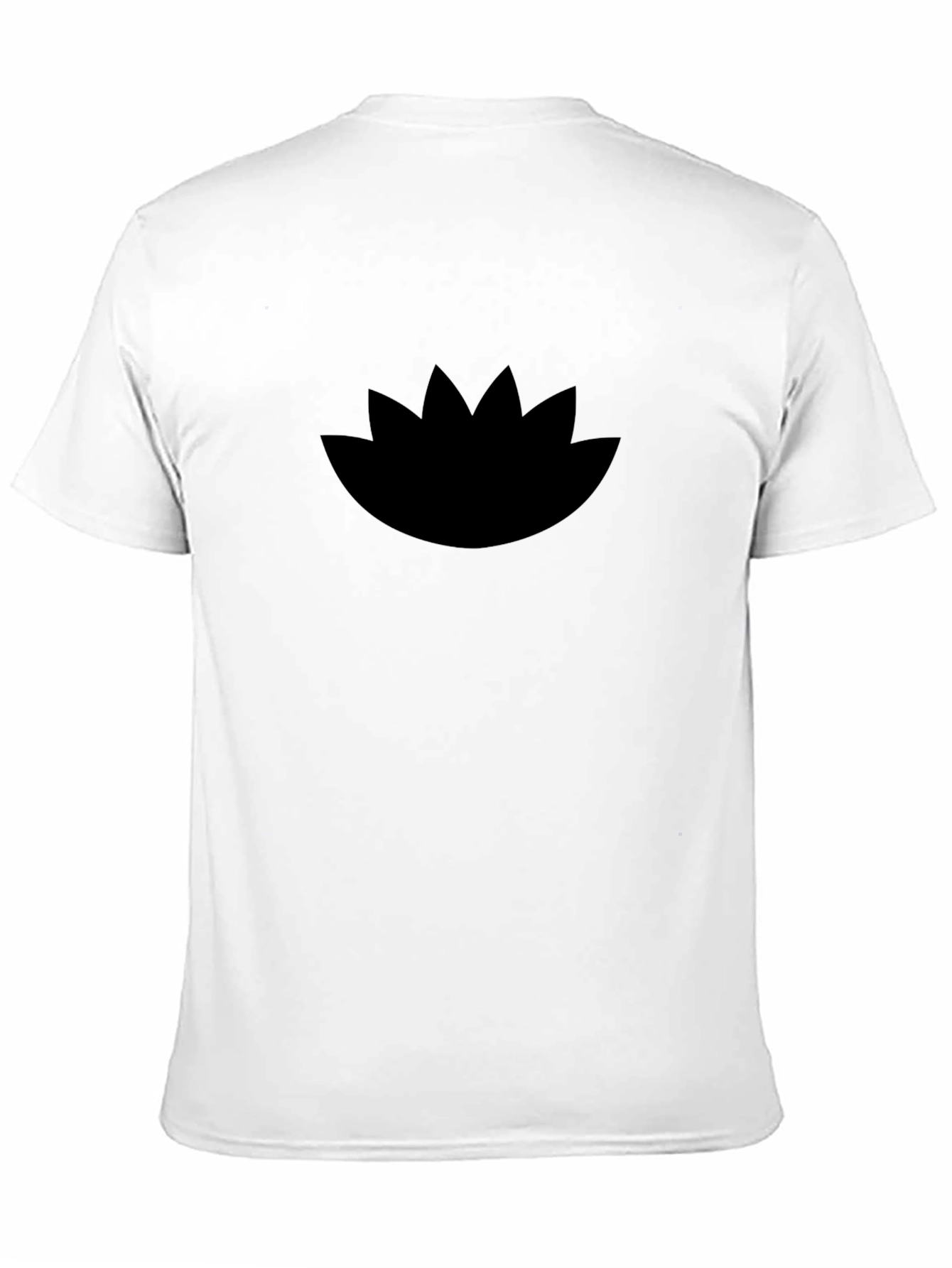 Lotus Graphic Black T-Shirt - Stylish Casual Wear