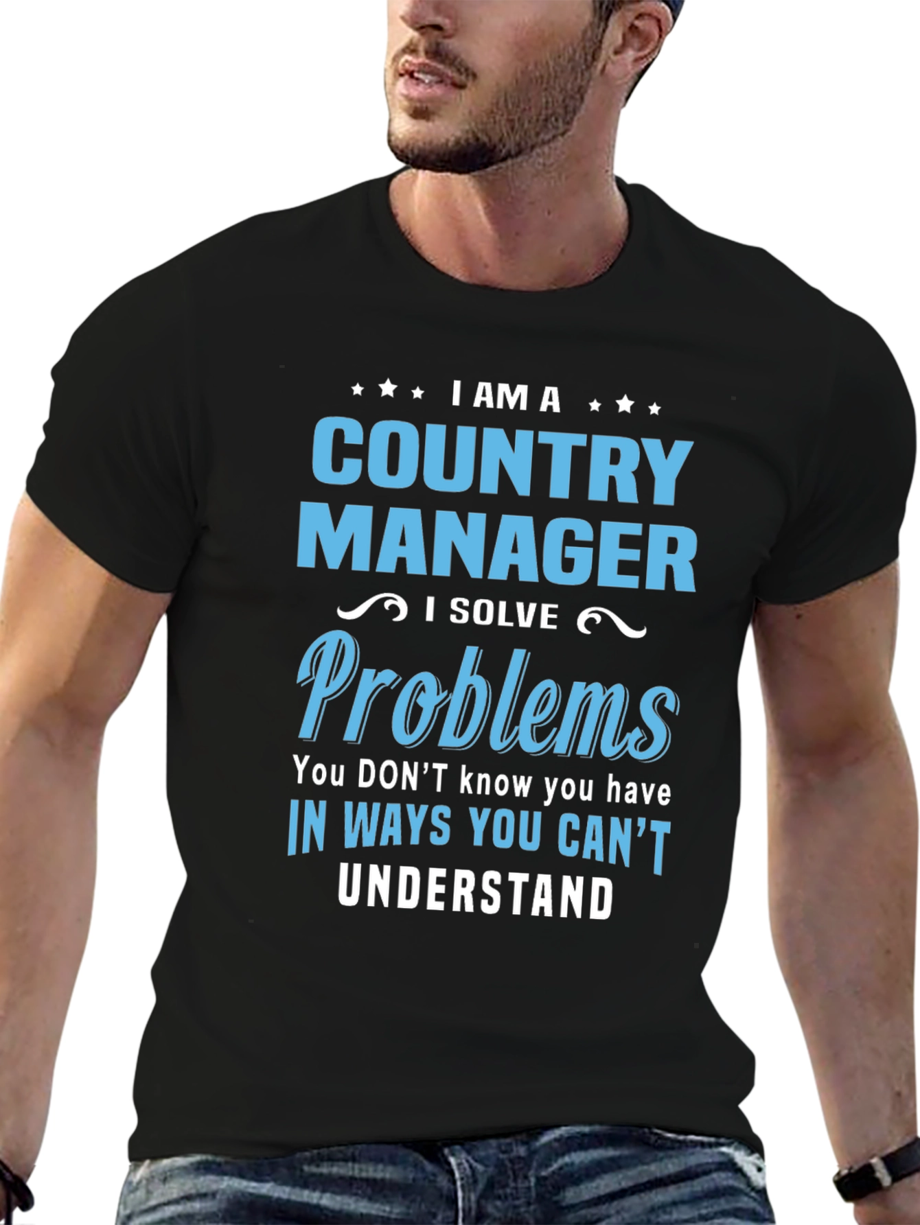 Country Manager Problem Solver Graphic Tee