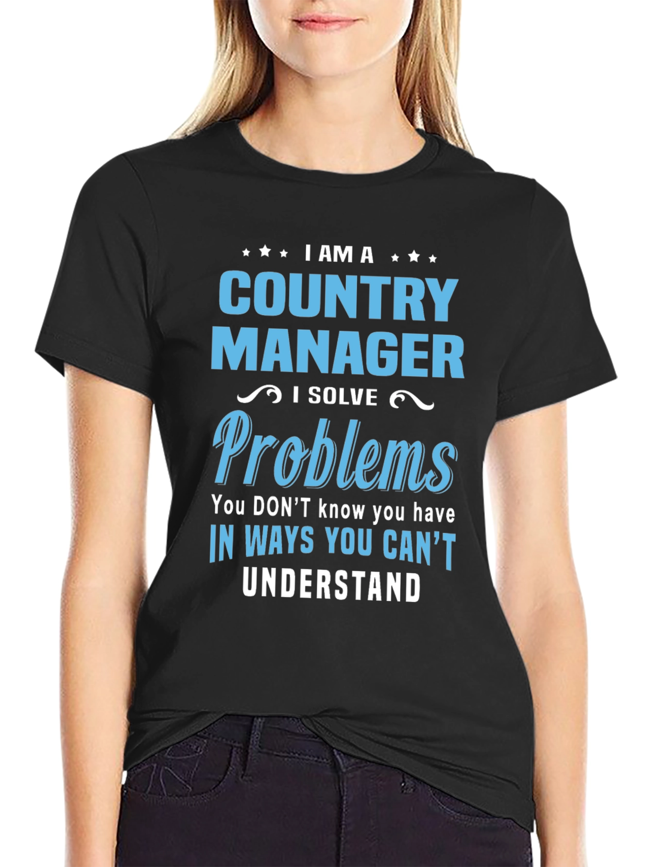 Country Manager Problem Solver Graphic Tee