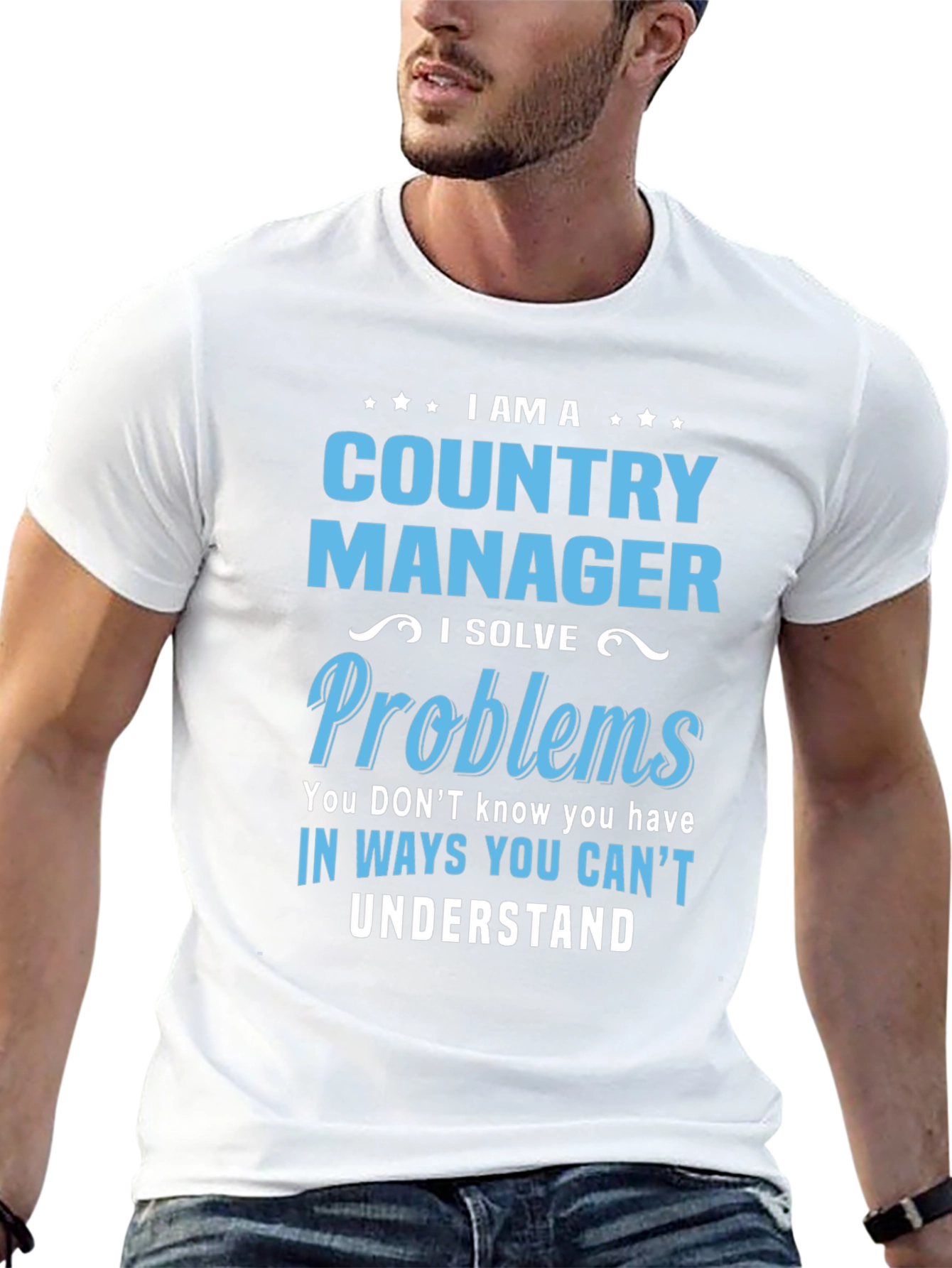 Country Manager Problem Solver Graphic Tee