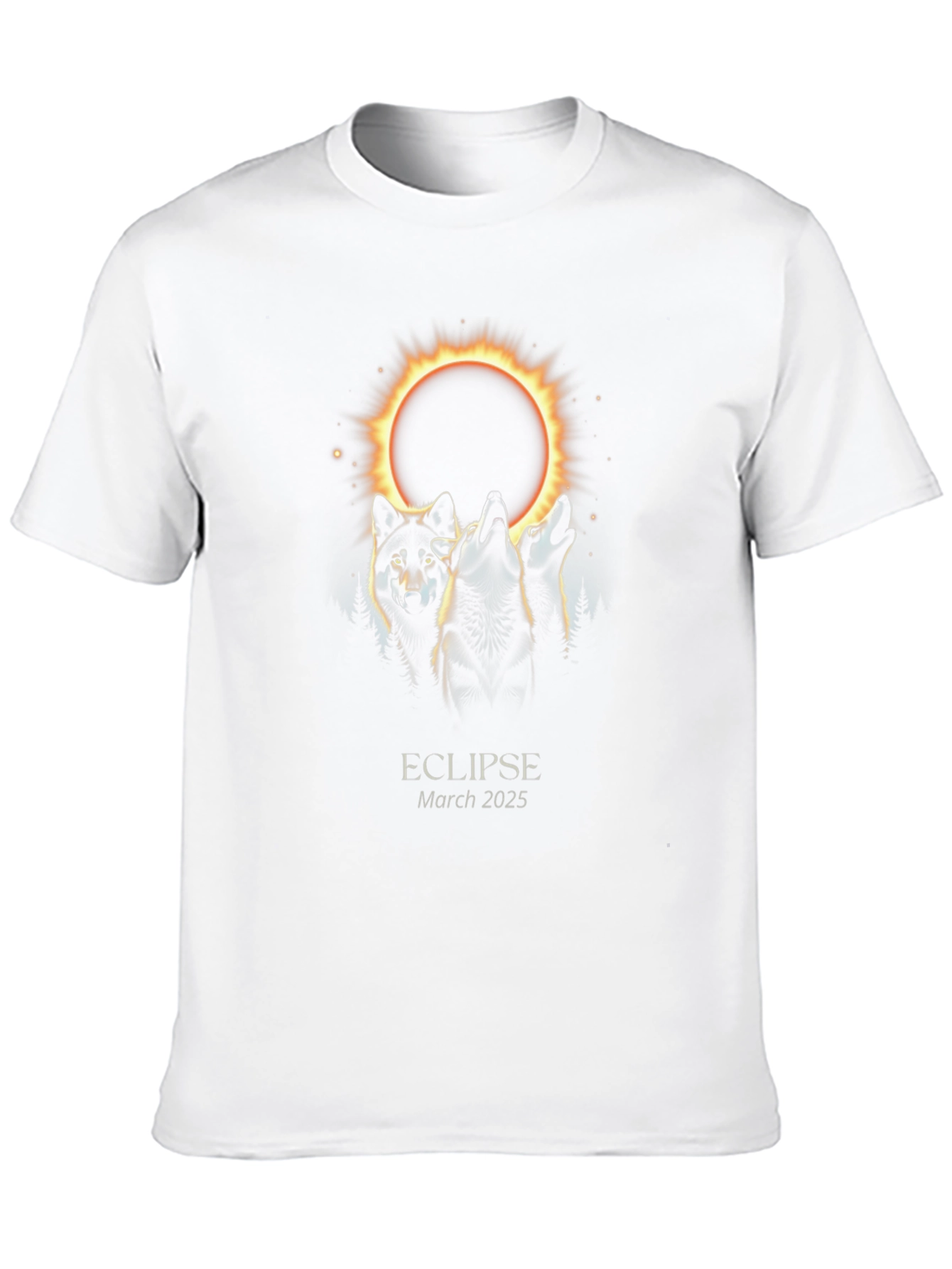 Eclipse Wolf Pack Graphic Tee - March 2025