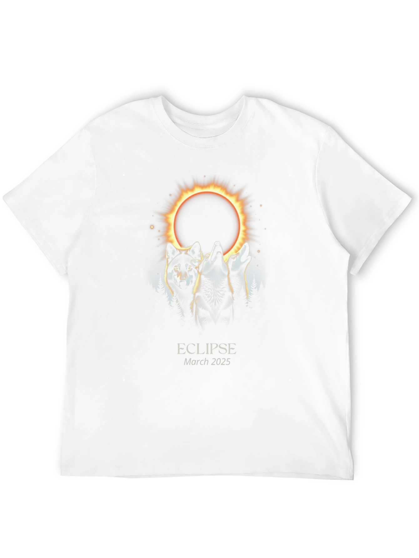 Eclipse Wolf Pack Graphic Tee - March 2025