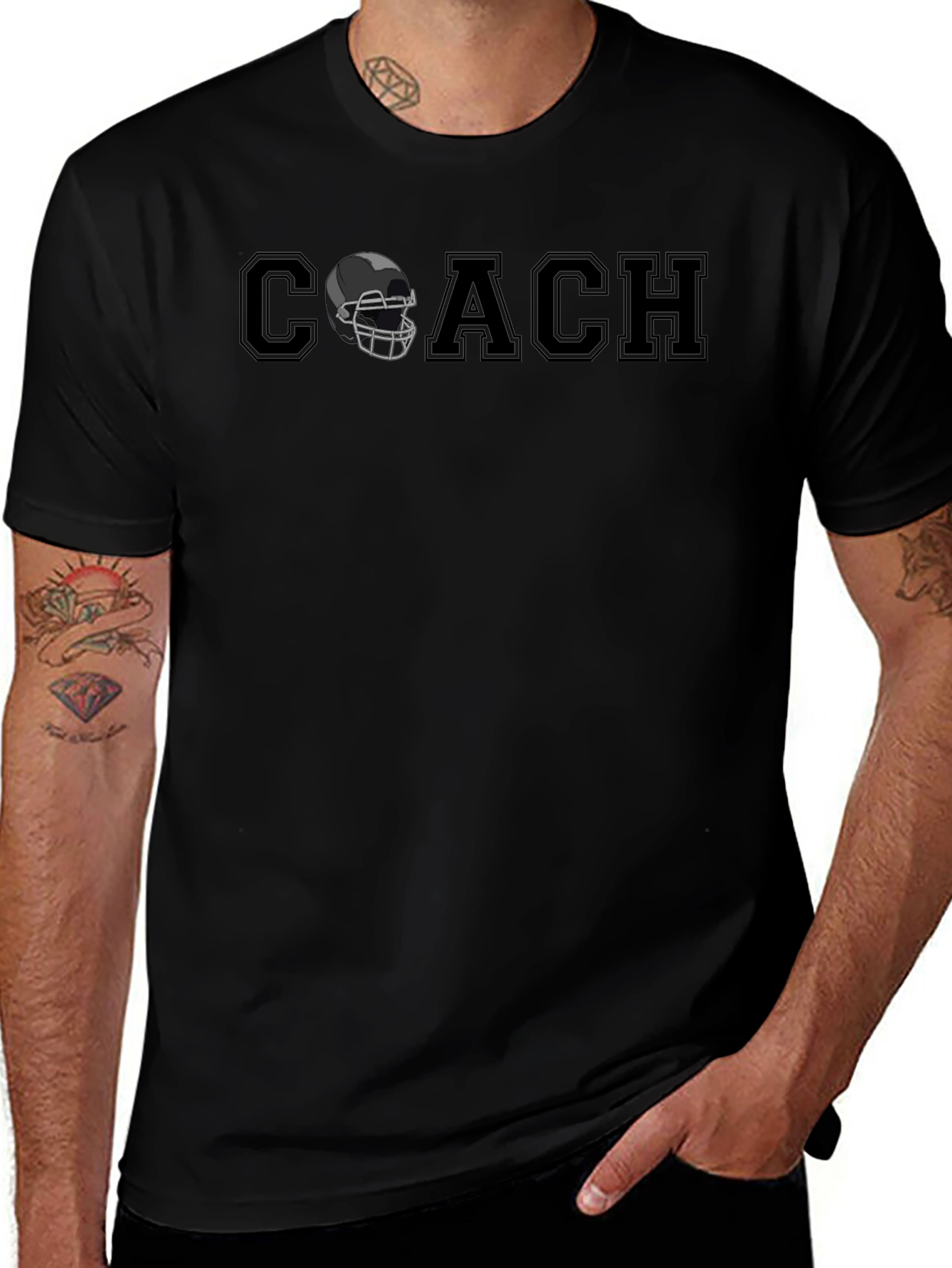 Football Coach Graphic T-Shirt