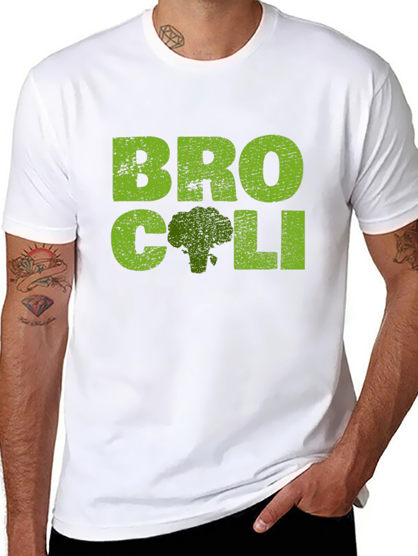 Broccoli Graphic Tee - Funny Vegan Shirt