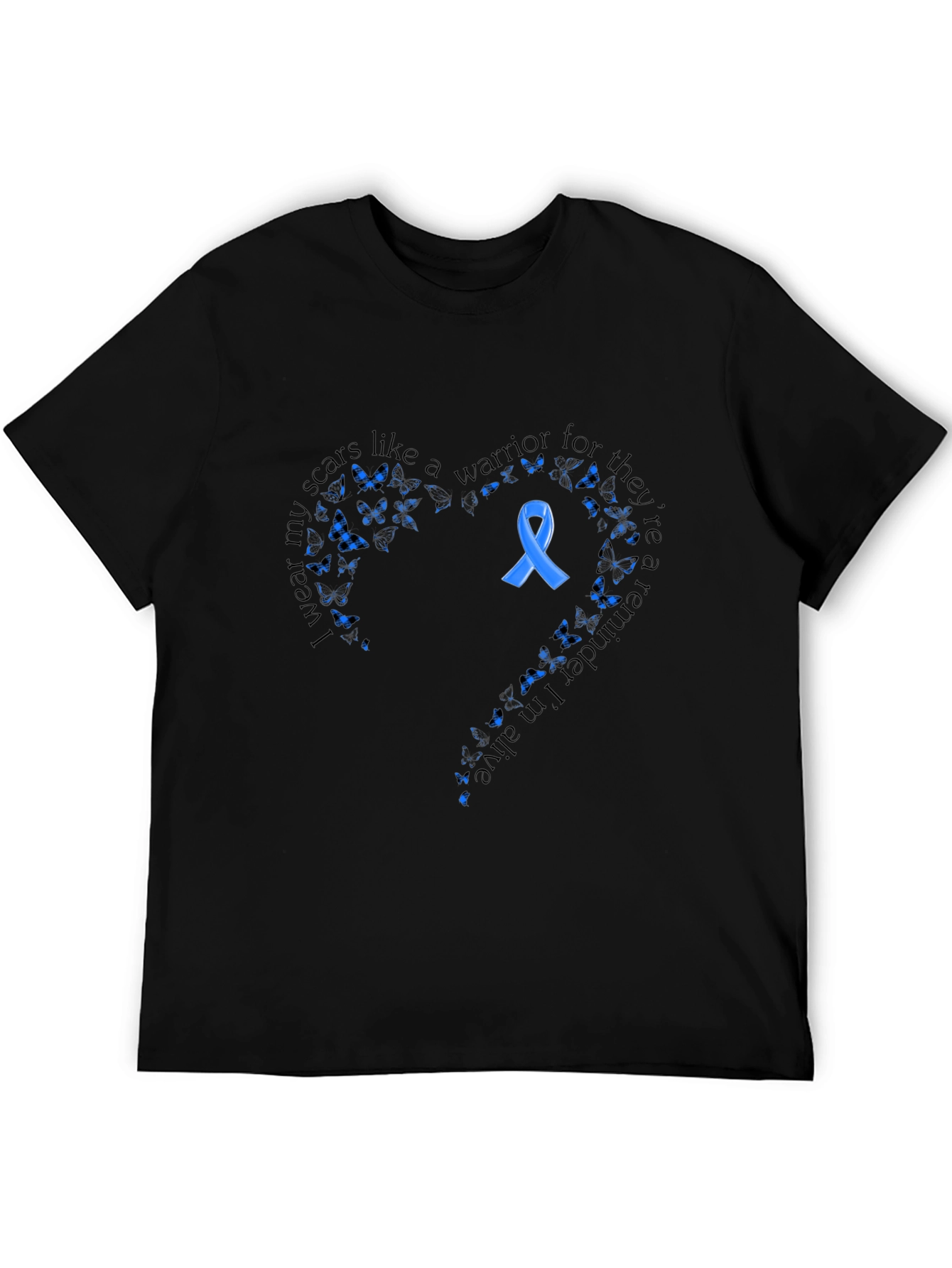 Warrior Scars Awareness T-Shirt - Black
