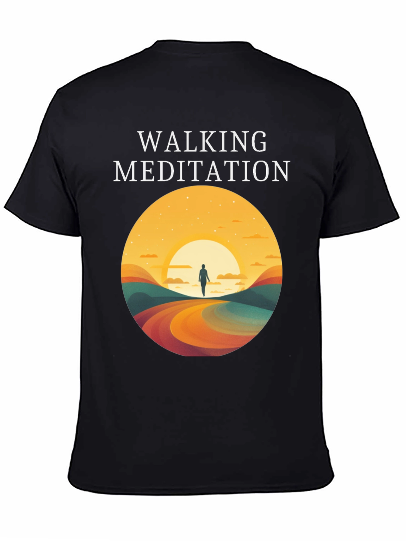 Walking Meditation Graphic T-Shirt