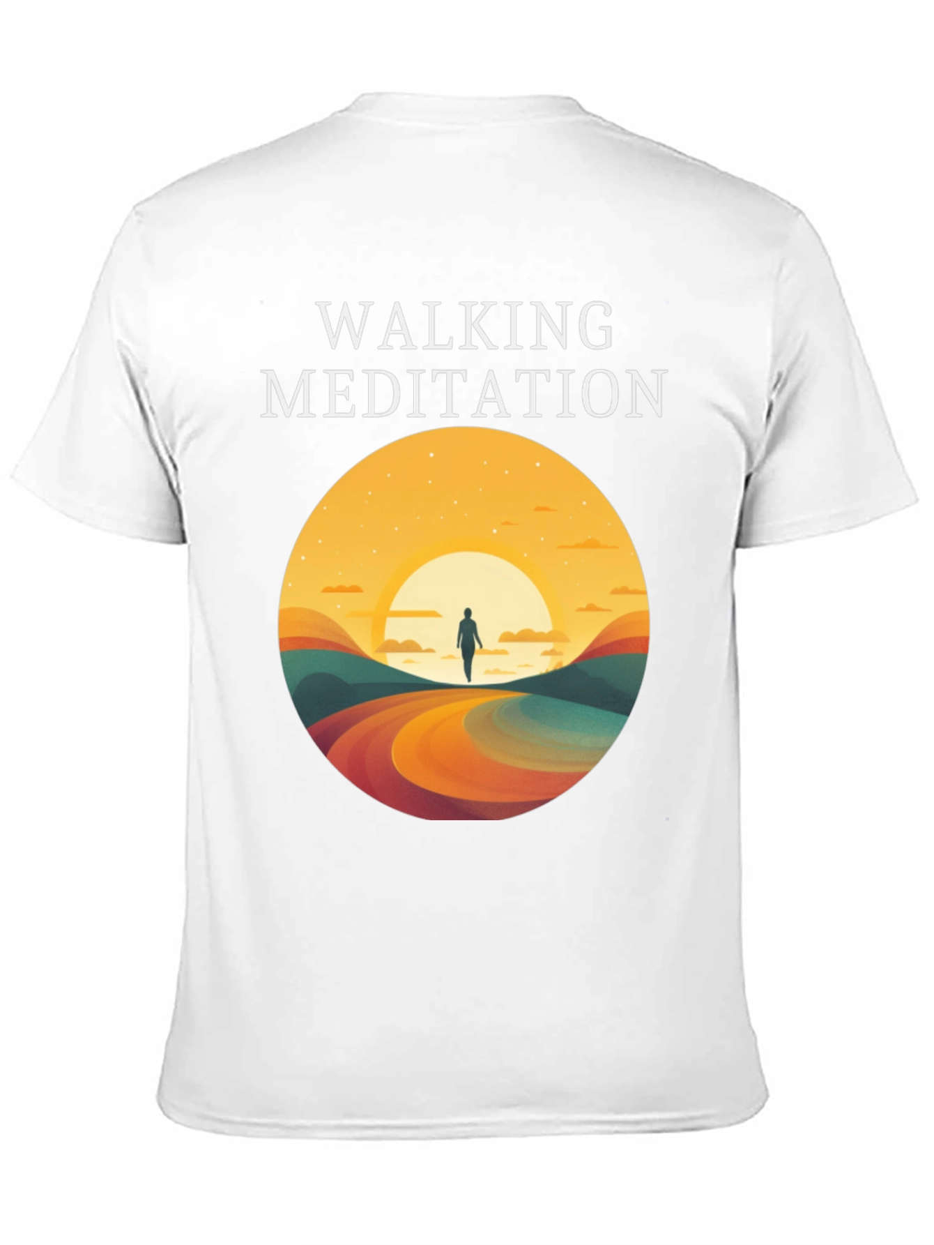 Walking Meditation Graphic T-Shirt